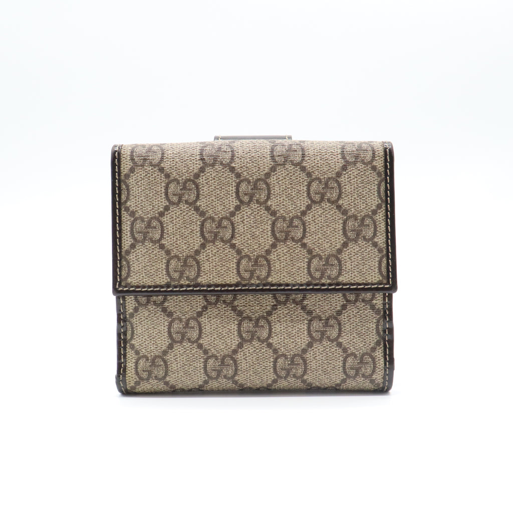 Original GG Canvas Compact Wallet W21579