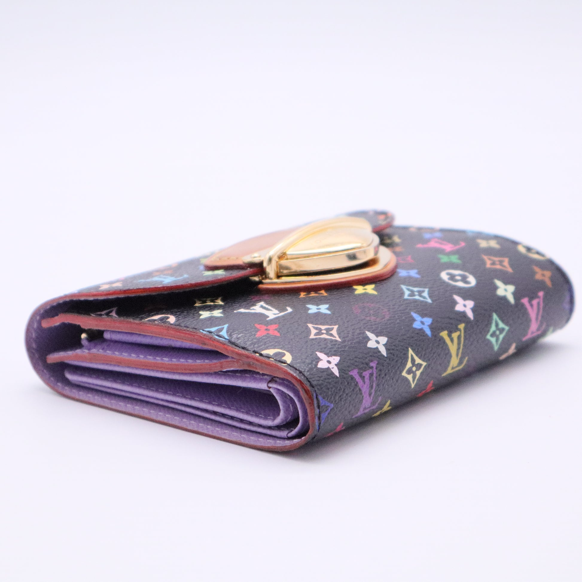 Monogram Multicolor Joey Wallet Black