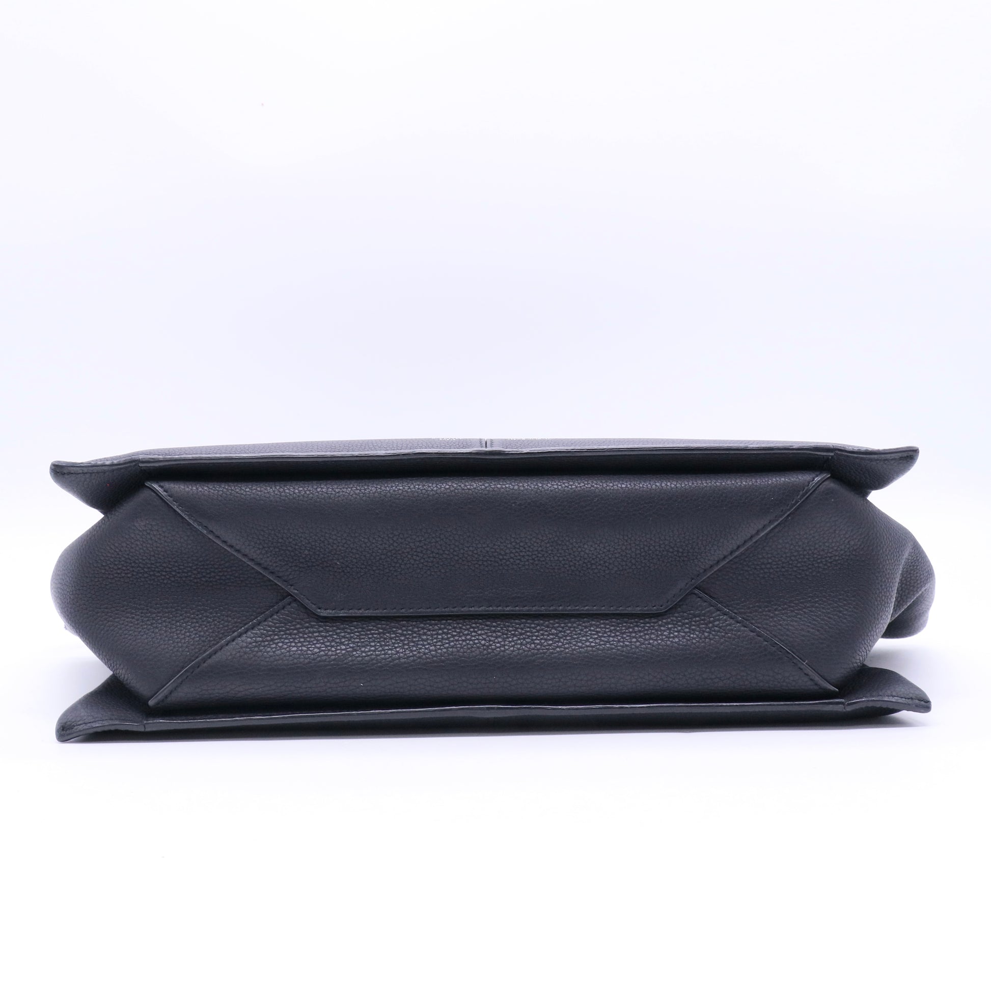 Tri-Fold Shoulder Bag Grained Calfskin Small Twins LDJ3667