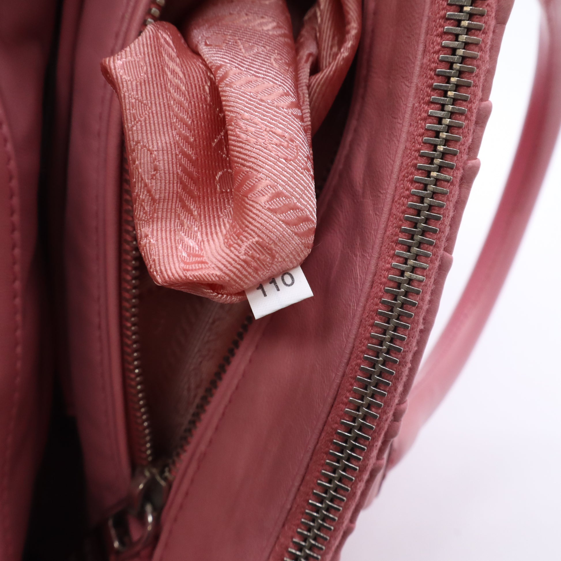Prada Nappa Gaufre Double Zip Tote twins B23867