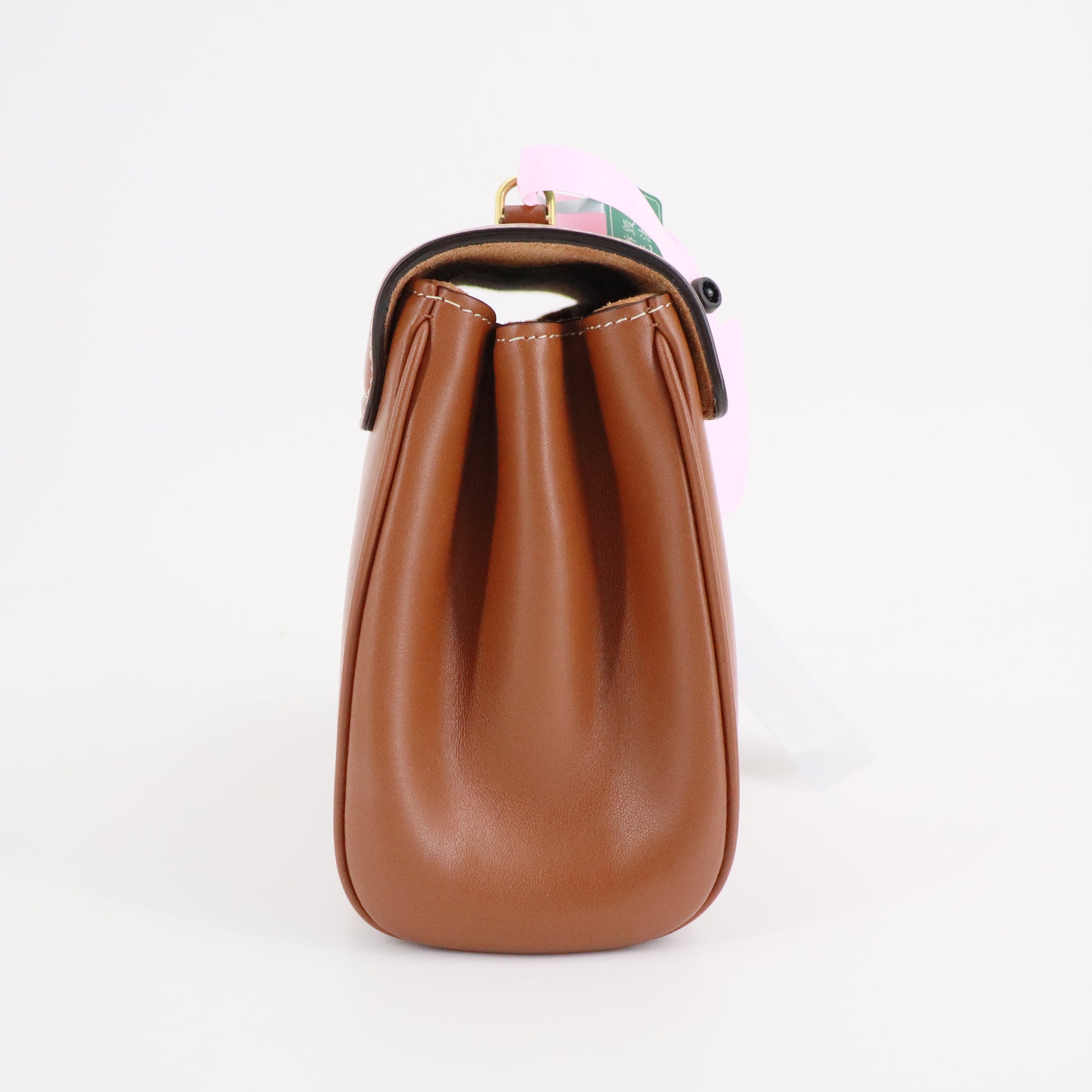 Smooth Calfskin Teen Soft 16 Shoulder Bag Tan twins