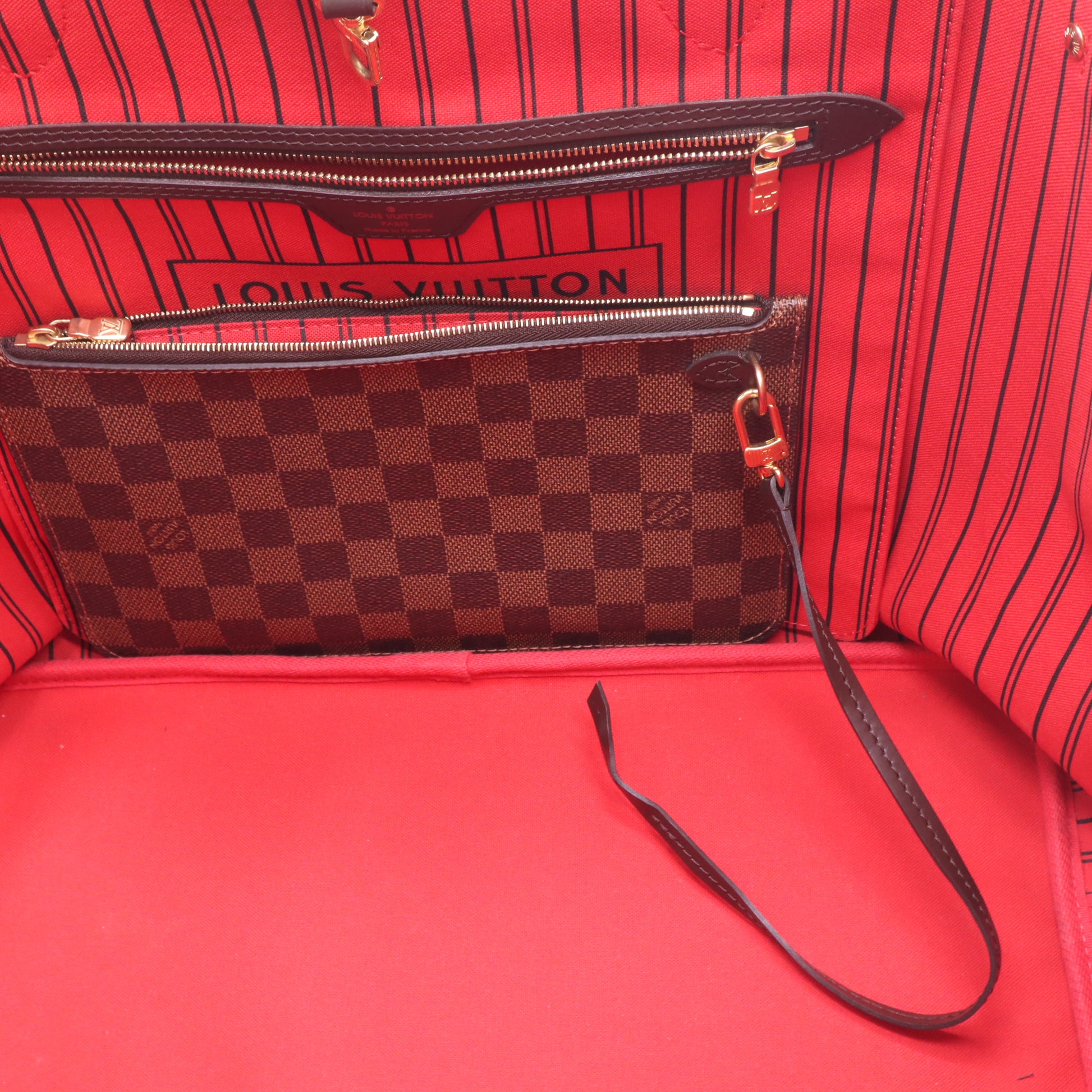 Louis Vuitton Neverfull GM Damier Ebene Tote Bag twins LDZ421
