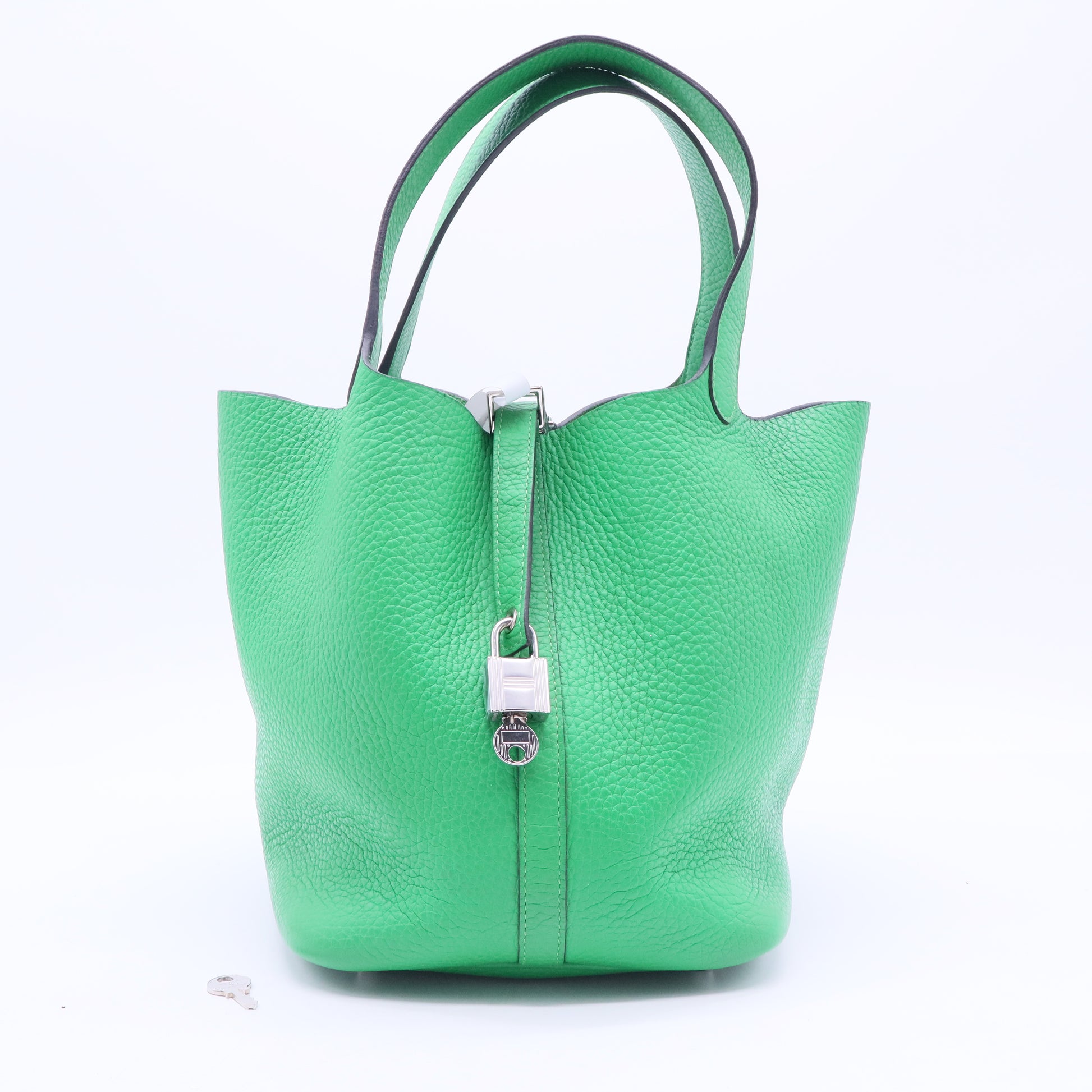 Hermes Monochrome Picotin Lock Bag Clemence MM