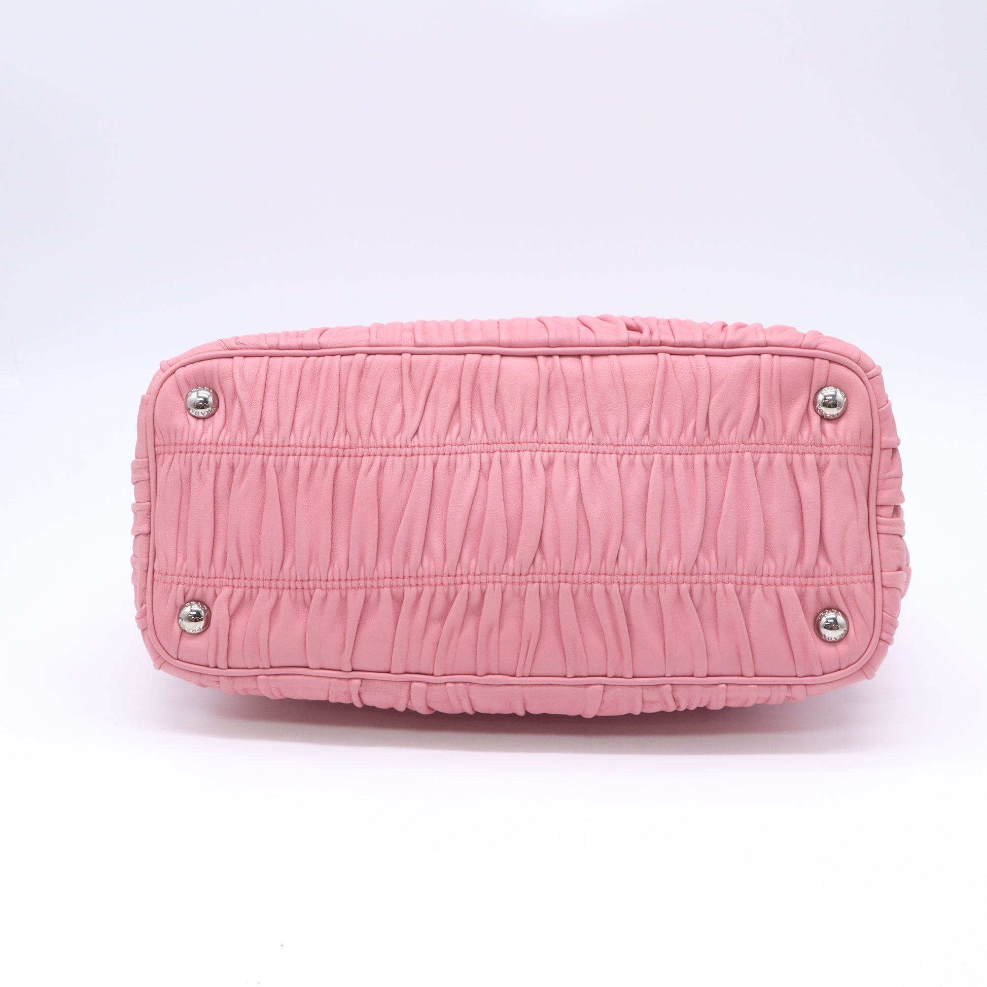 Prada Nappa Gaufre Double Zip Tote twins B23867