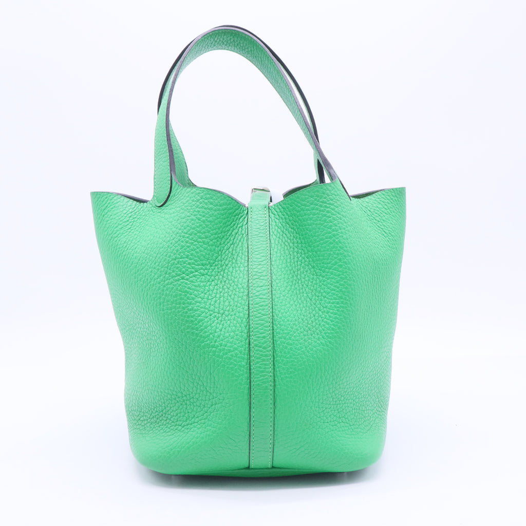 Hermes Monochrome Picotin Lock Bag Clemence MM