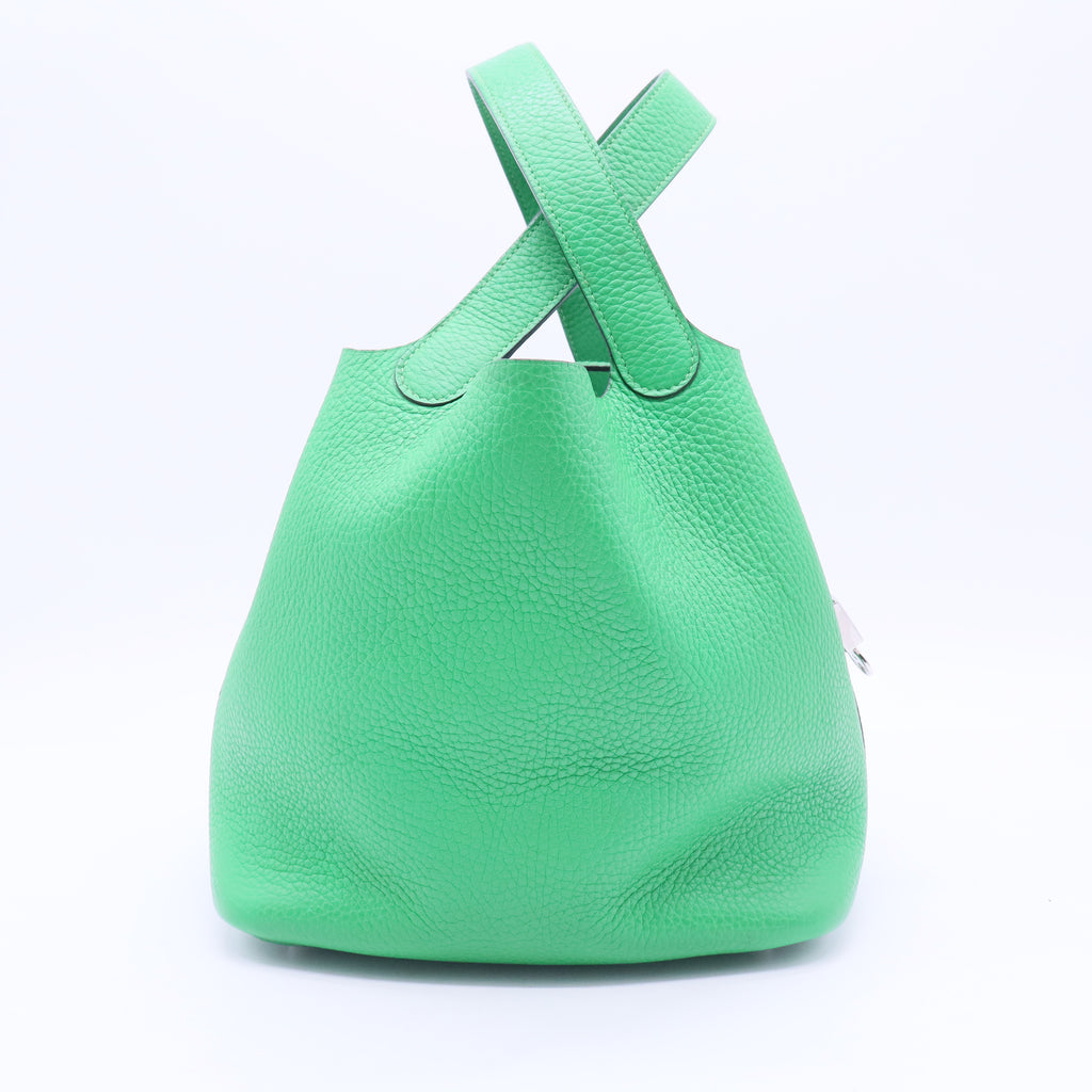 Hermes Monochrome Picotin Lock Bag Clemence MM