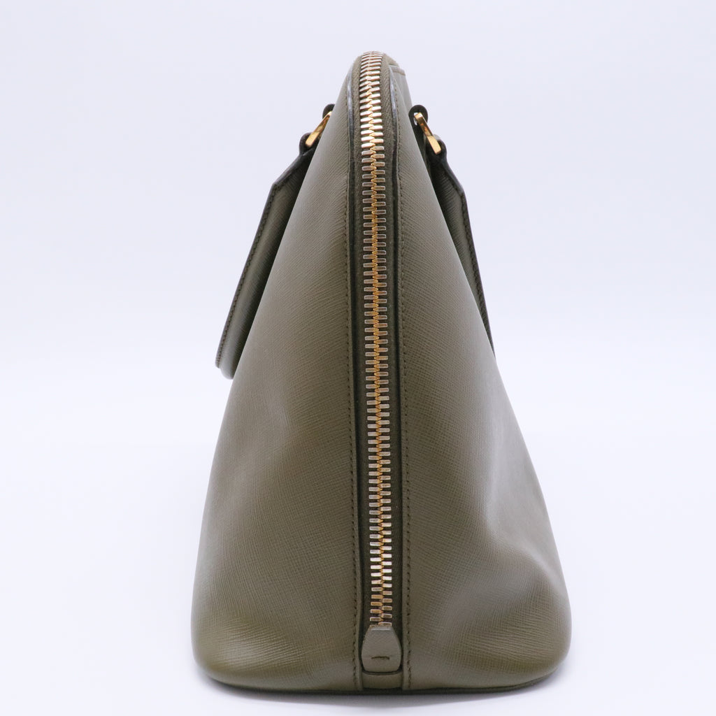 Saffiano Lux Open Promenade Dome Tote