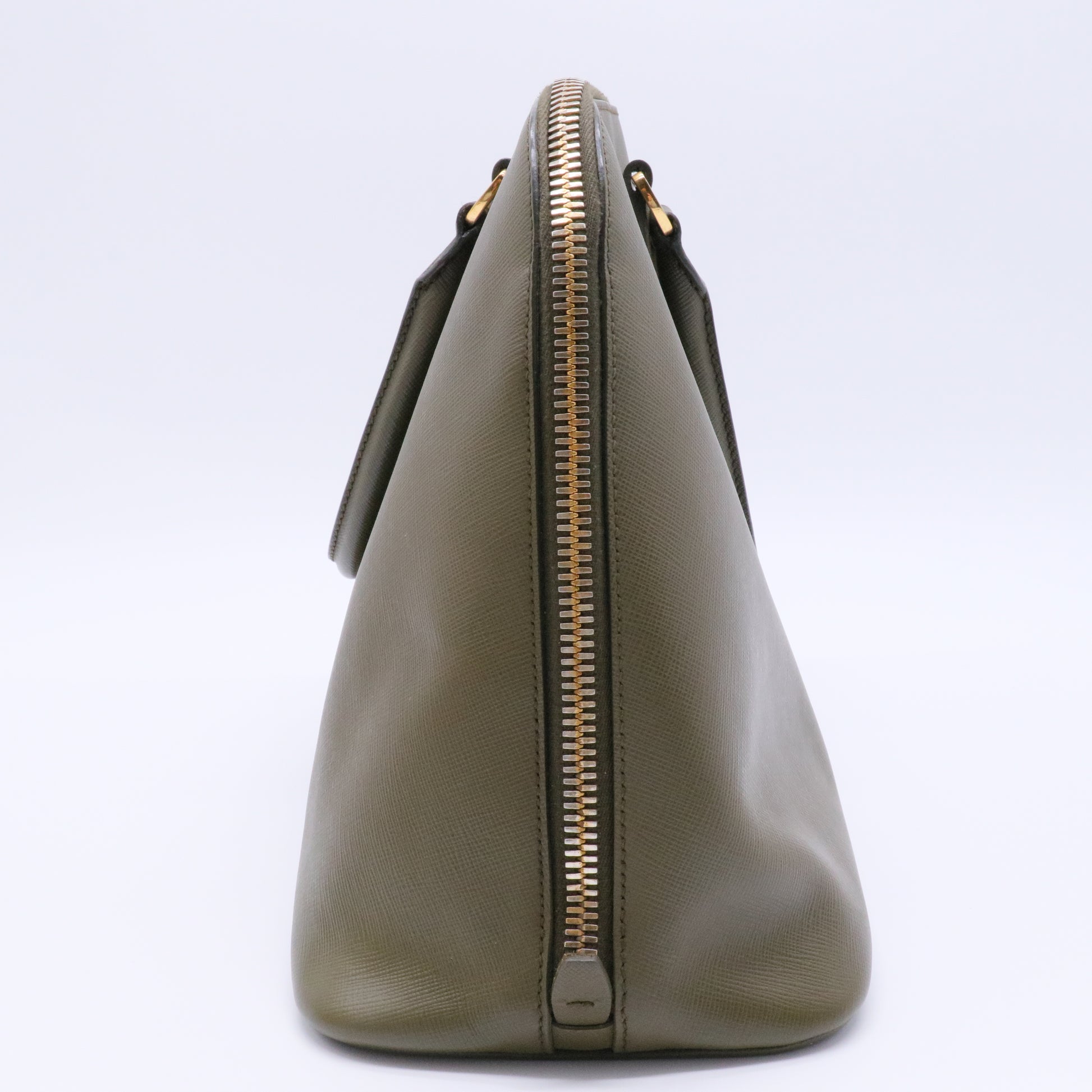 Saffiano Lux Open Promenade Dome Tote