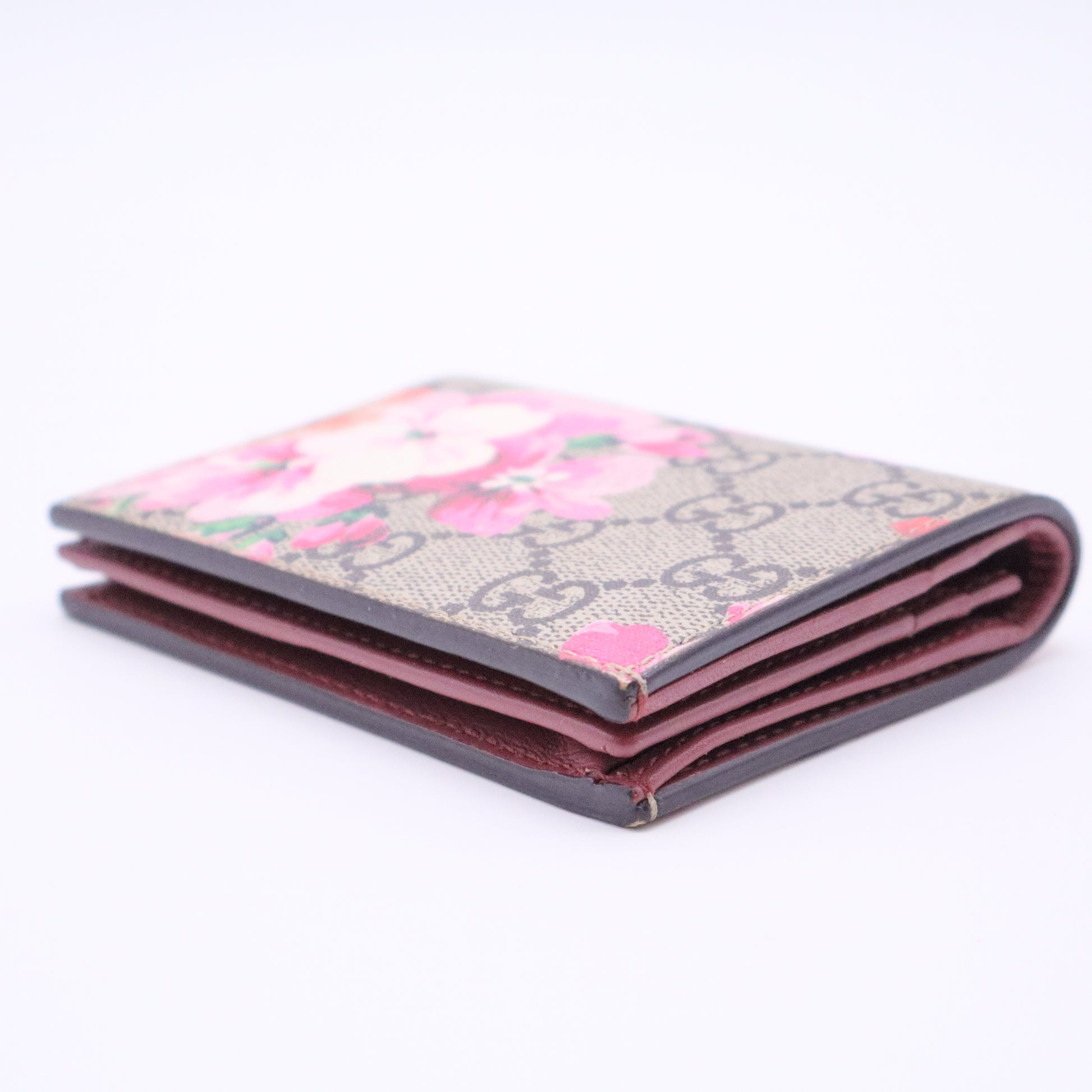 GG Supreme Canvas Blooms Card Case