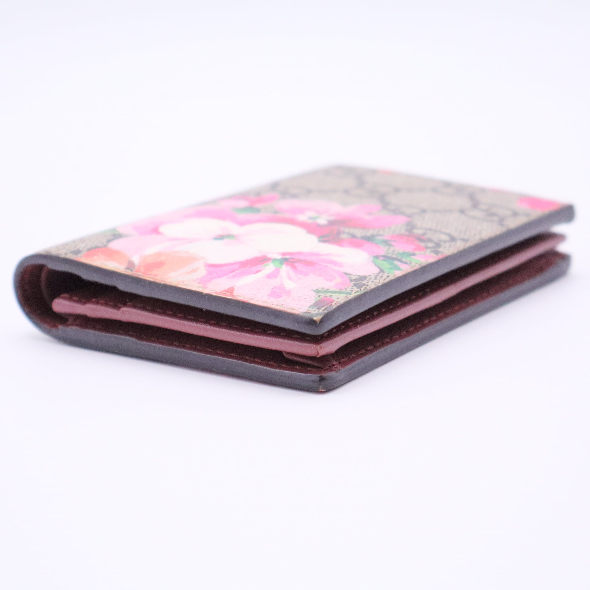 GG Supreme Canvas Blooms Card Case