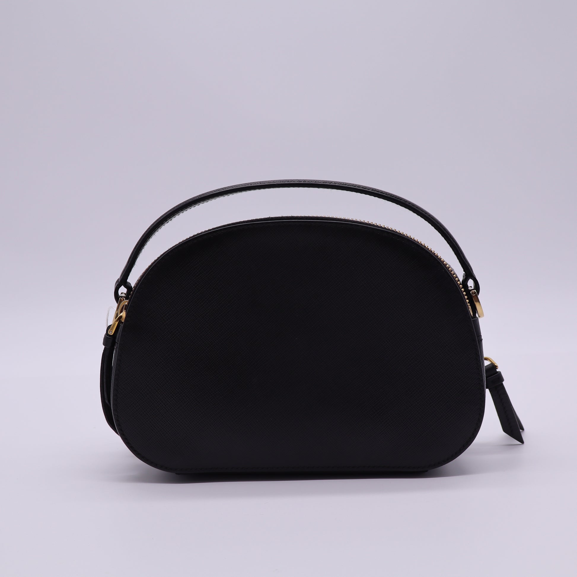 Saffiano Lux Odette Crossbody Black twins