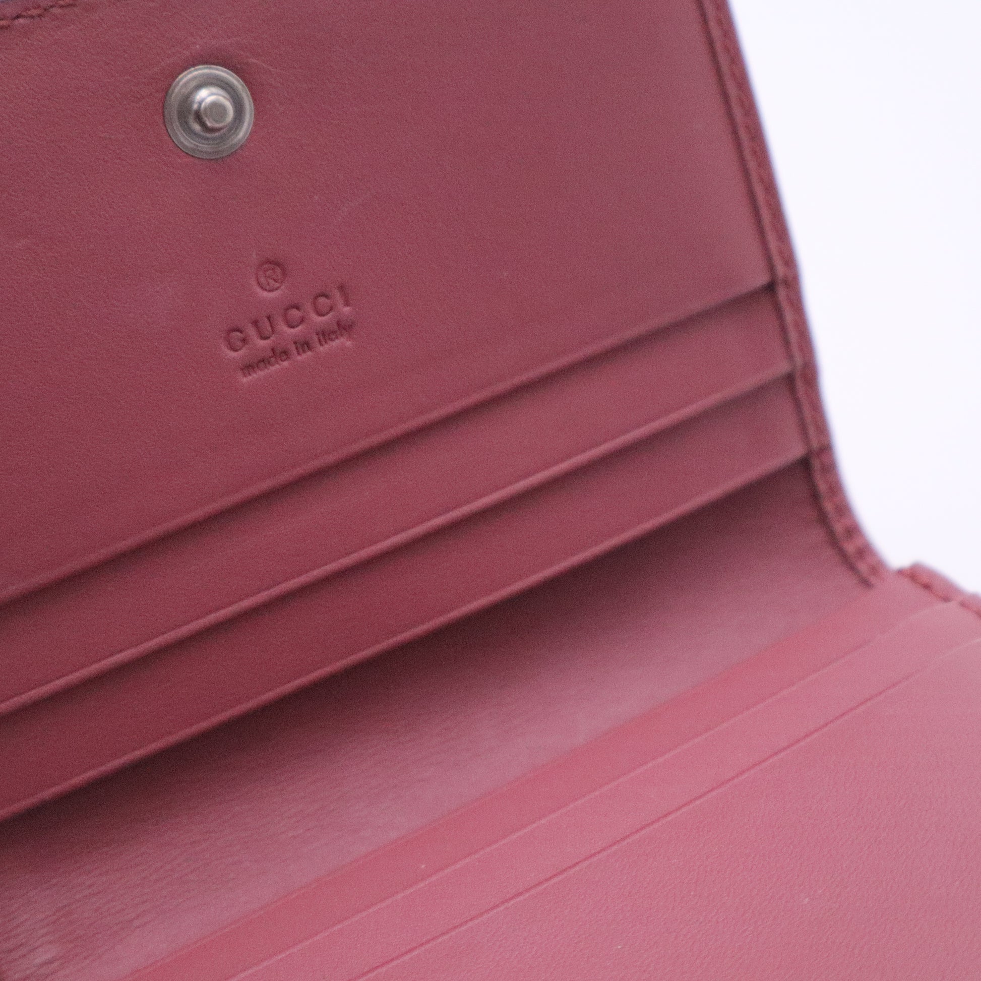 GG Supreme Canvas Blooms Card Case