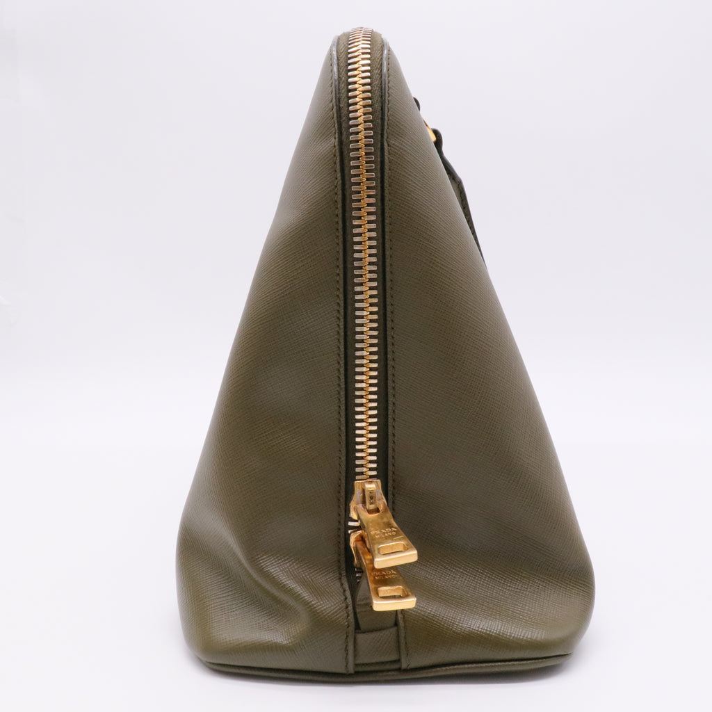 Saffiano Lux Open Promenade Dome Tote