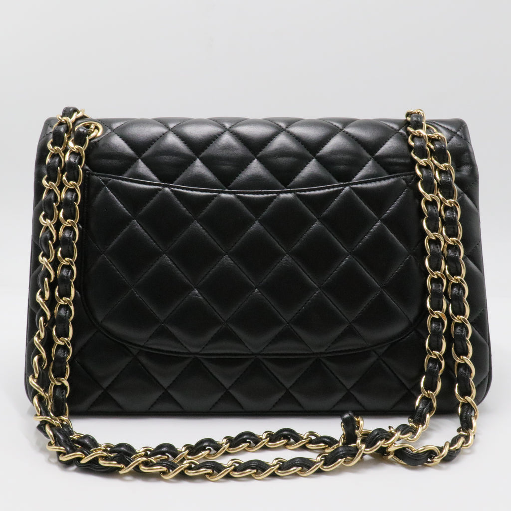 Classic Double Flap Bag Quilted Lambskin Jumbo