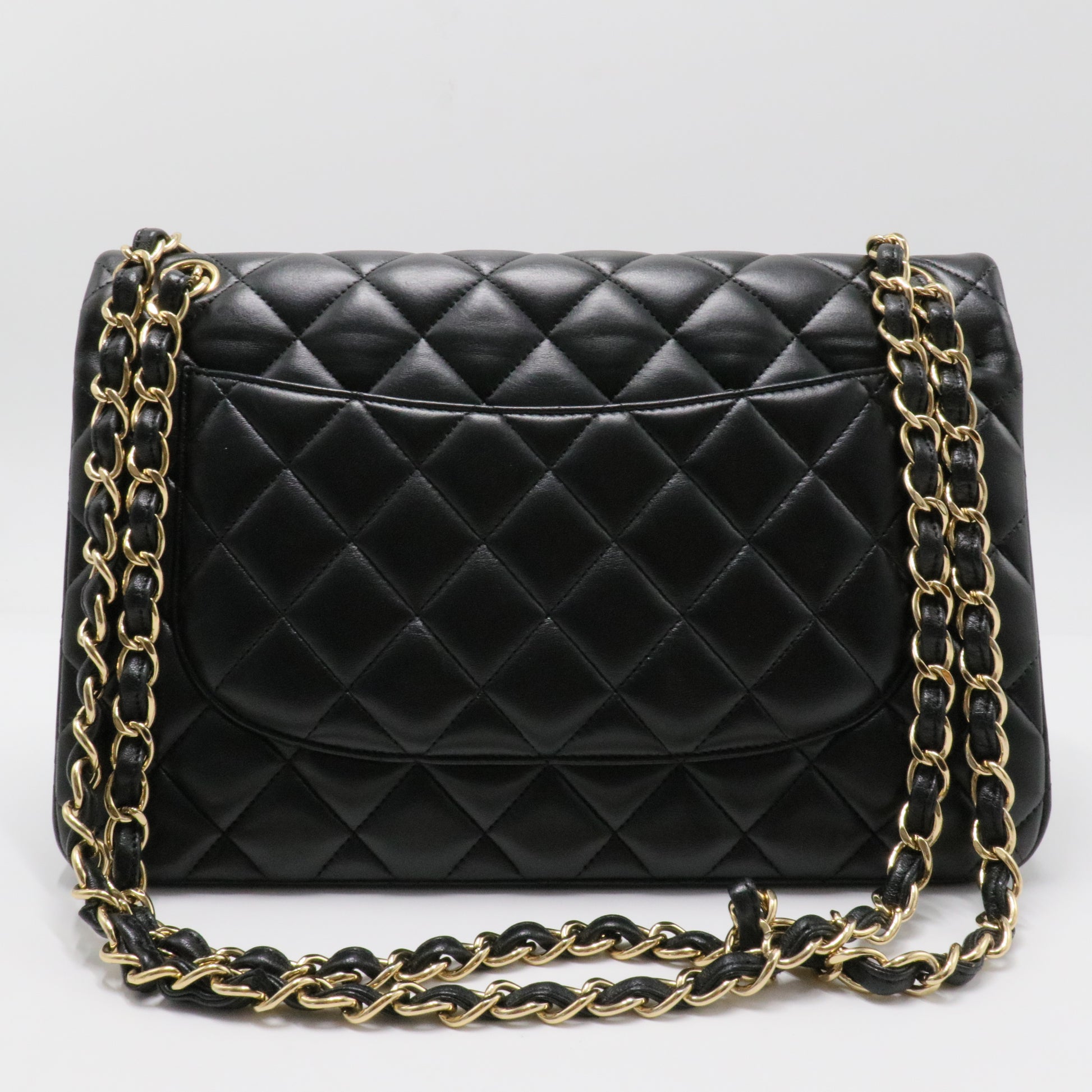 Classic Double Flap Bag Quilted Lambskin Jumbo