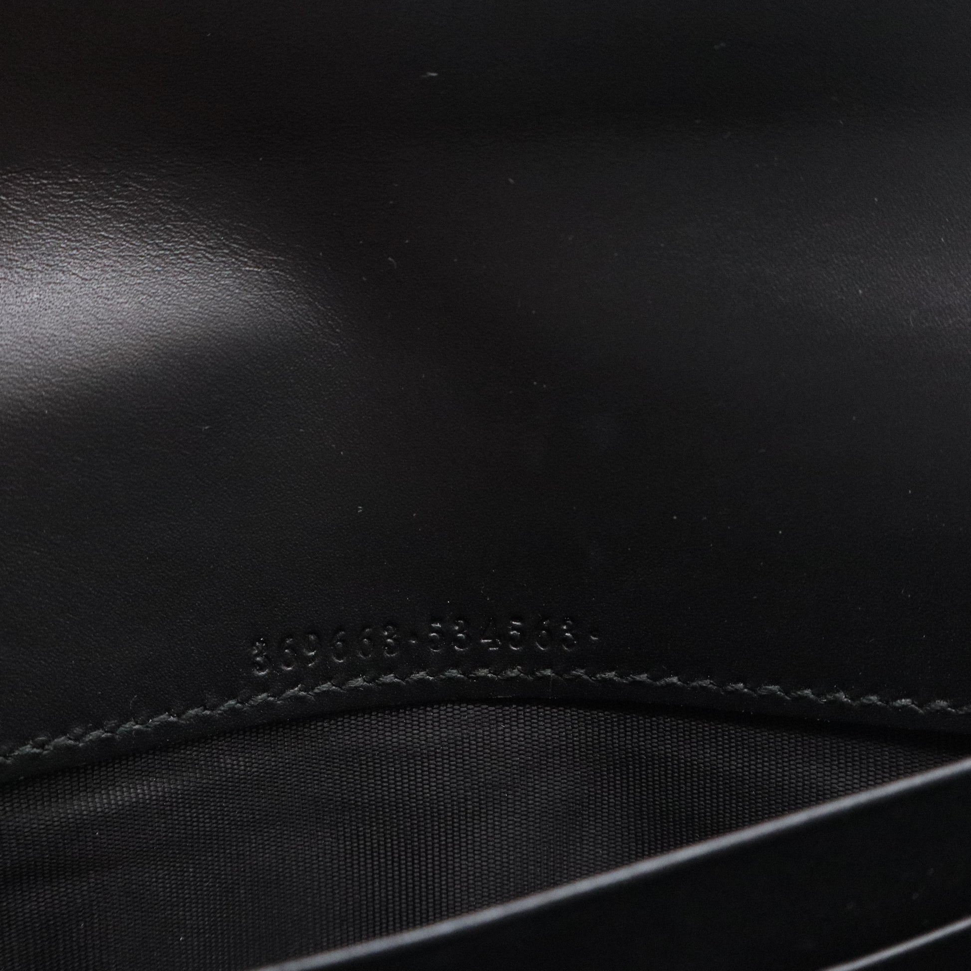 Guccissima Signature Icon Continental Wallet Black