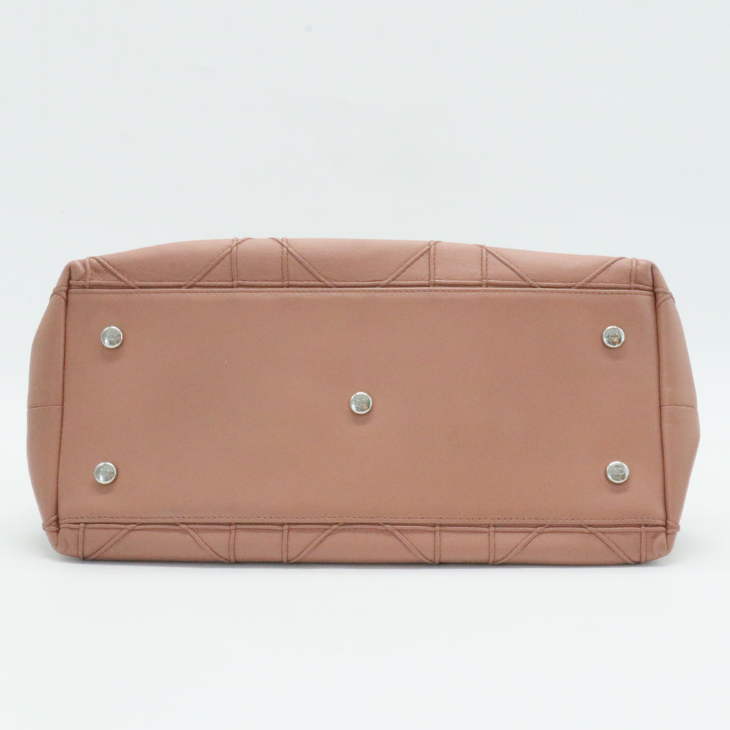 Granville Satchel Cannage Quilt Leather Medium
