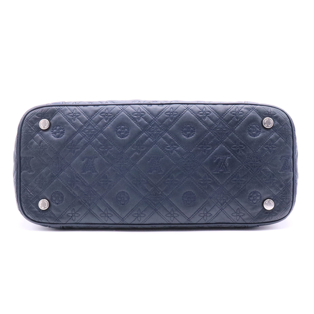 Indigo Monogram Antheia Leather Ixia MM Bag Twins