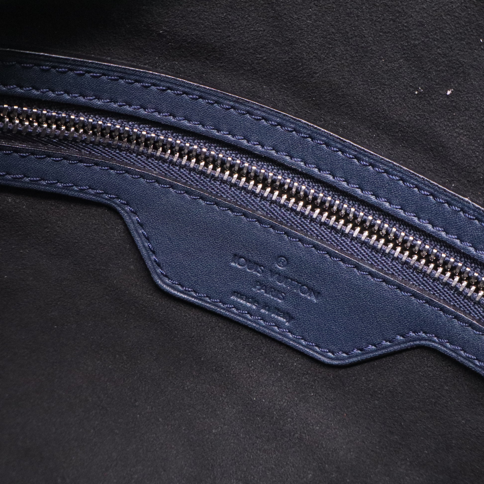 Indigo Monogram Antheia Leather Ixia MM Bag Twins