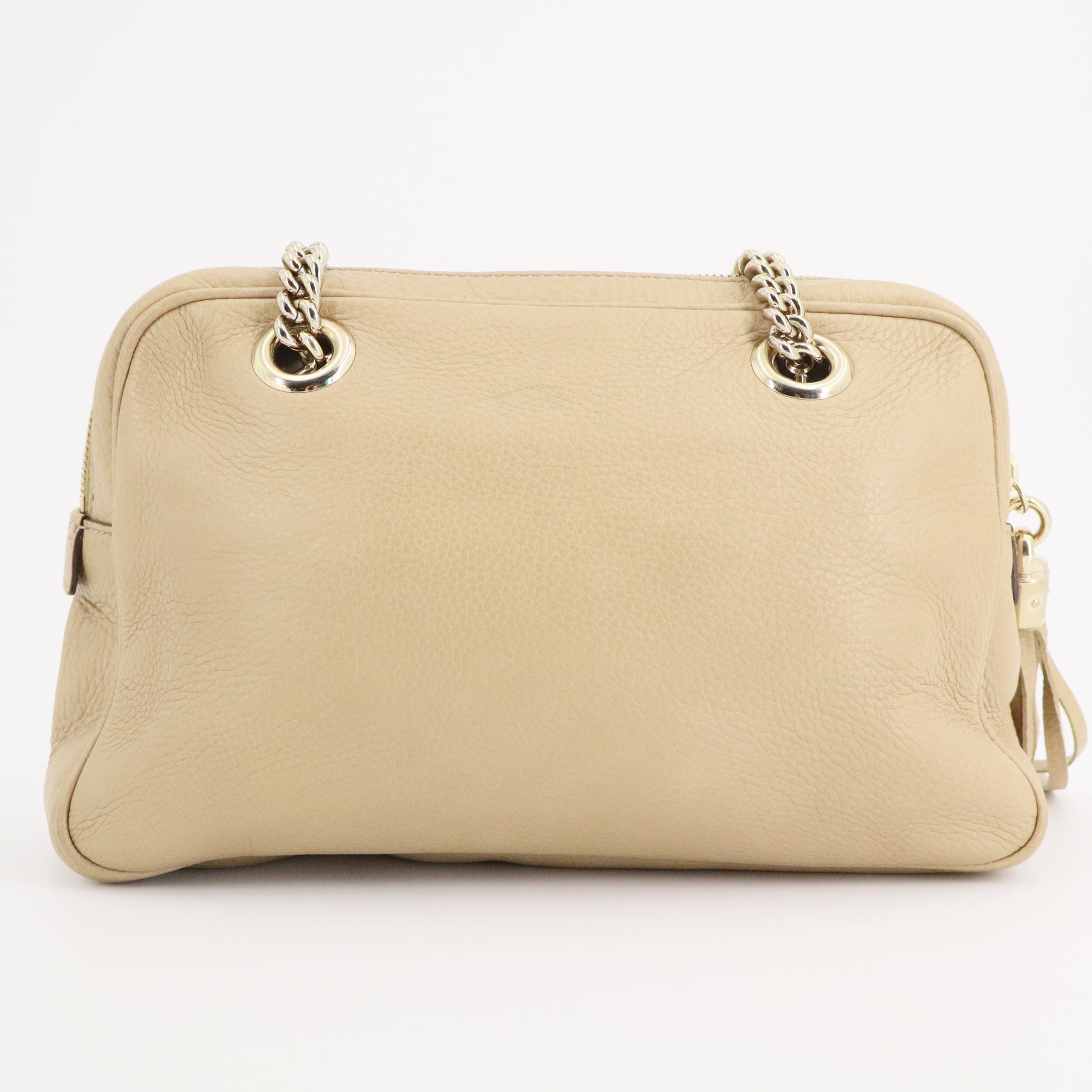 Pebbled Calfskin Small Soho Bowler twins