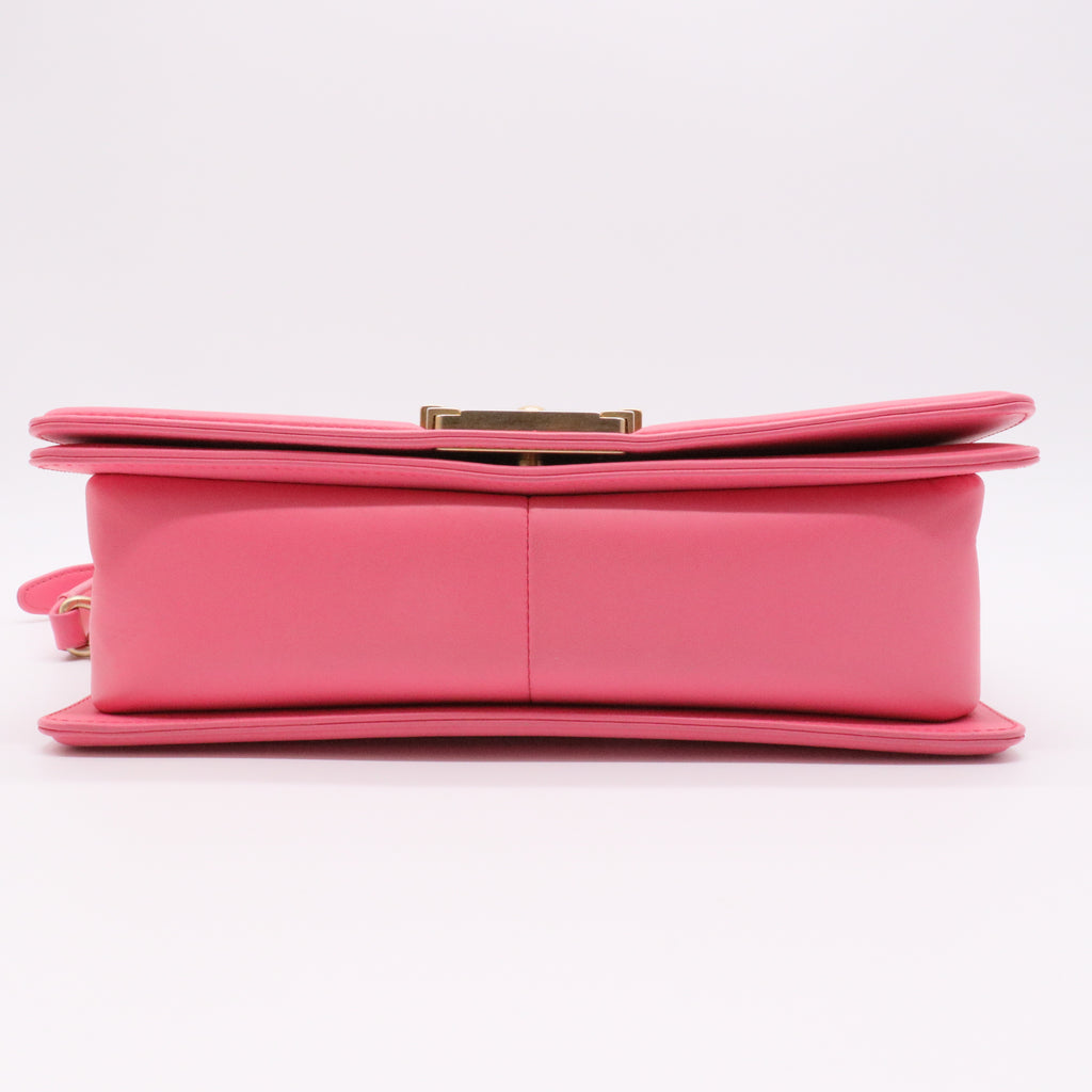 Boy Flap Bag Quilted Lambskin Old Medium