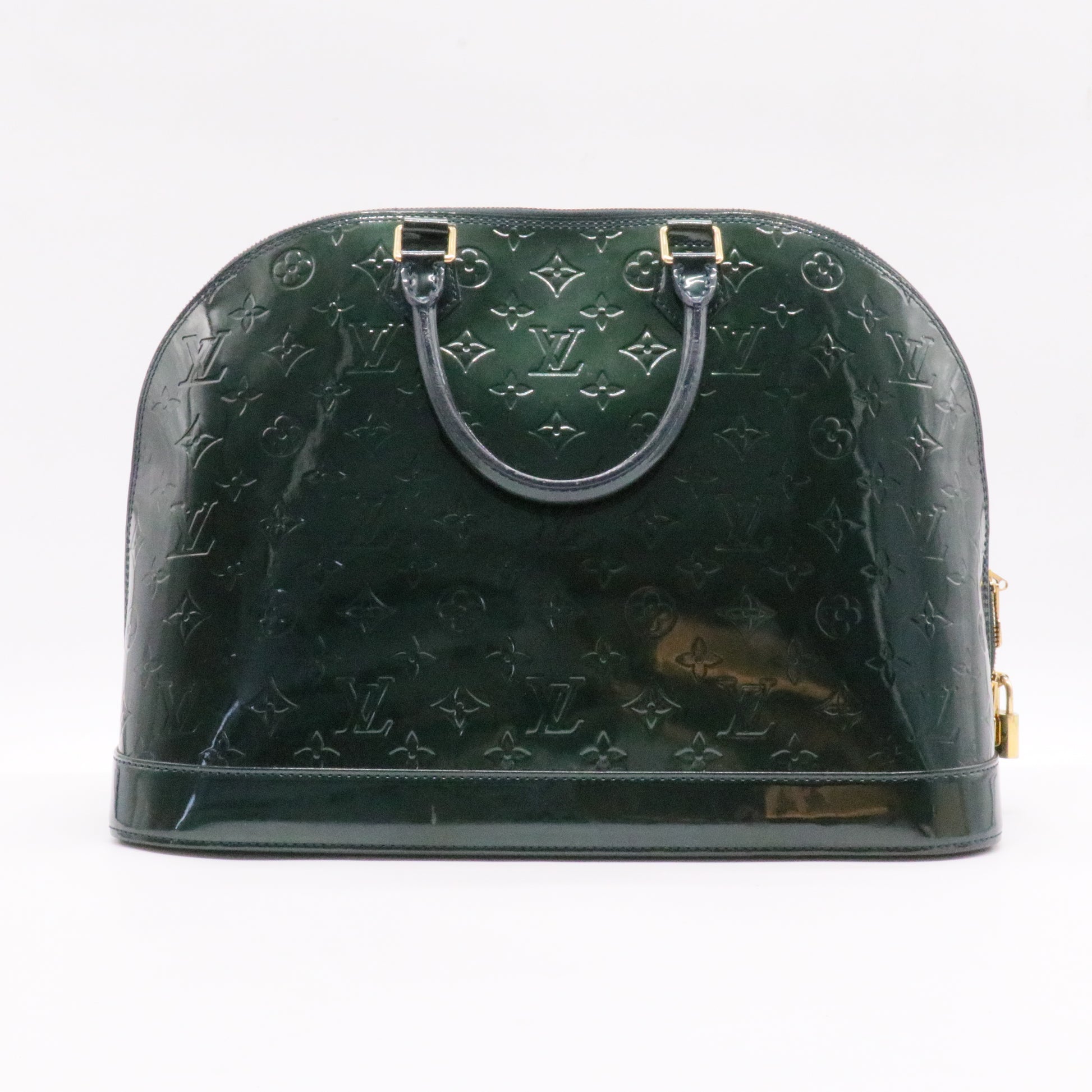 Alma Handbag Monogram Vernis GM