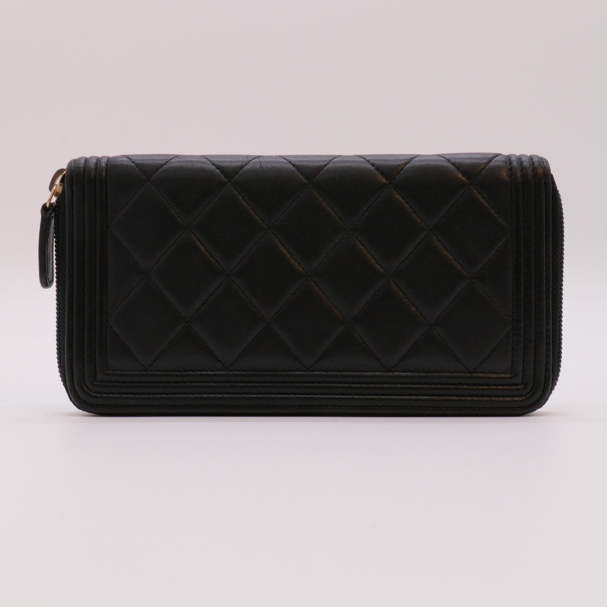 Boy Yen Wallet Quilted Lambskin twins