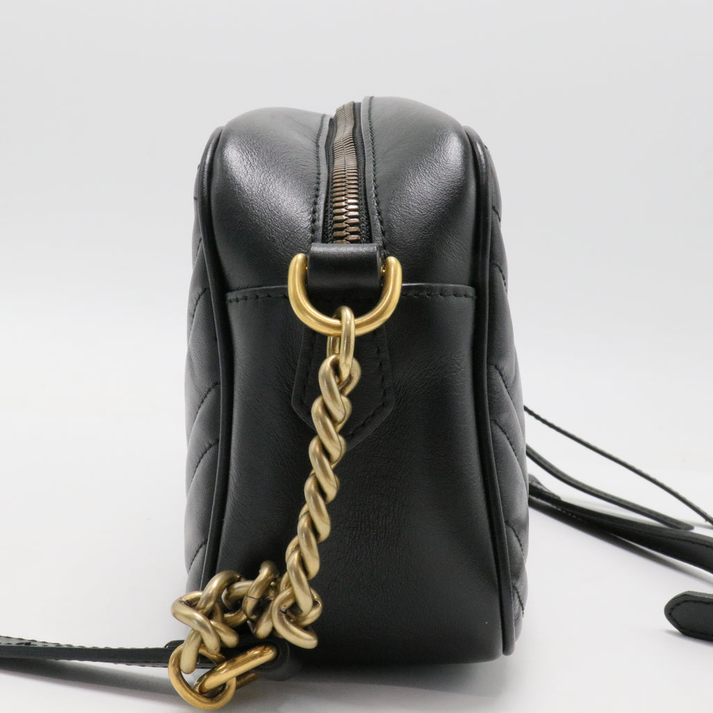 GG Marmont Shoulder Bag Matelasse Leather Small