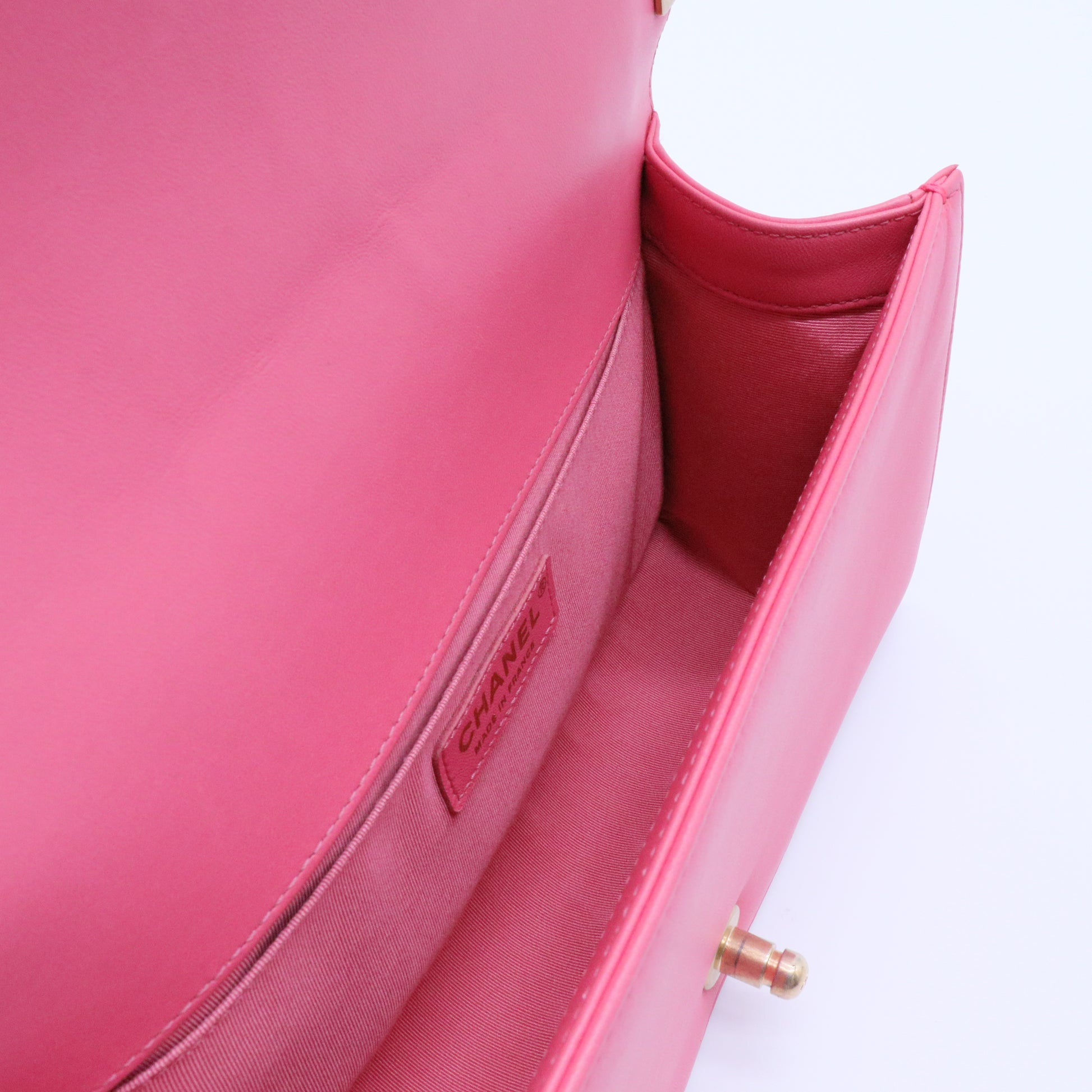 Boy Flap Bag Quilted Lambskin Old Medium