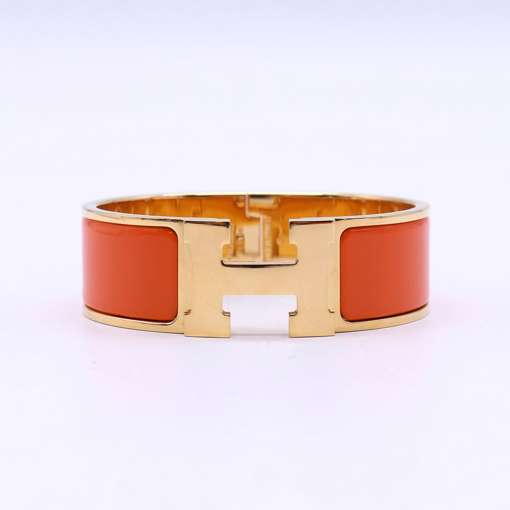 Hermes Enamel Clic Clac H Bangle Bracelet twins W20790