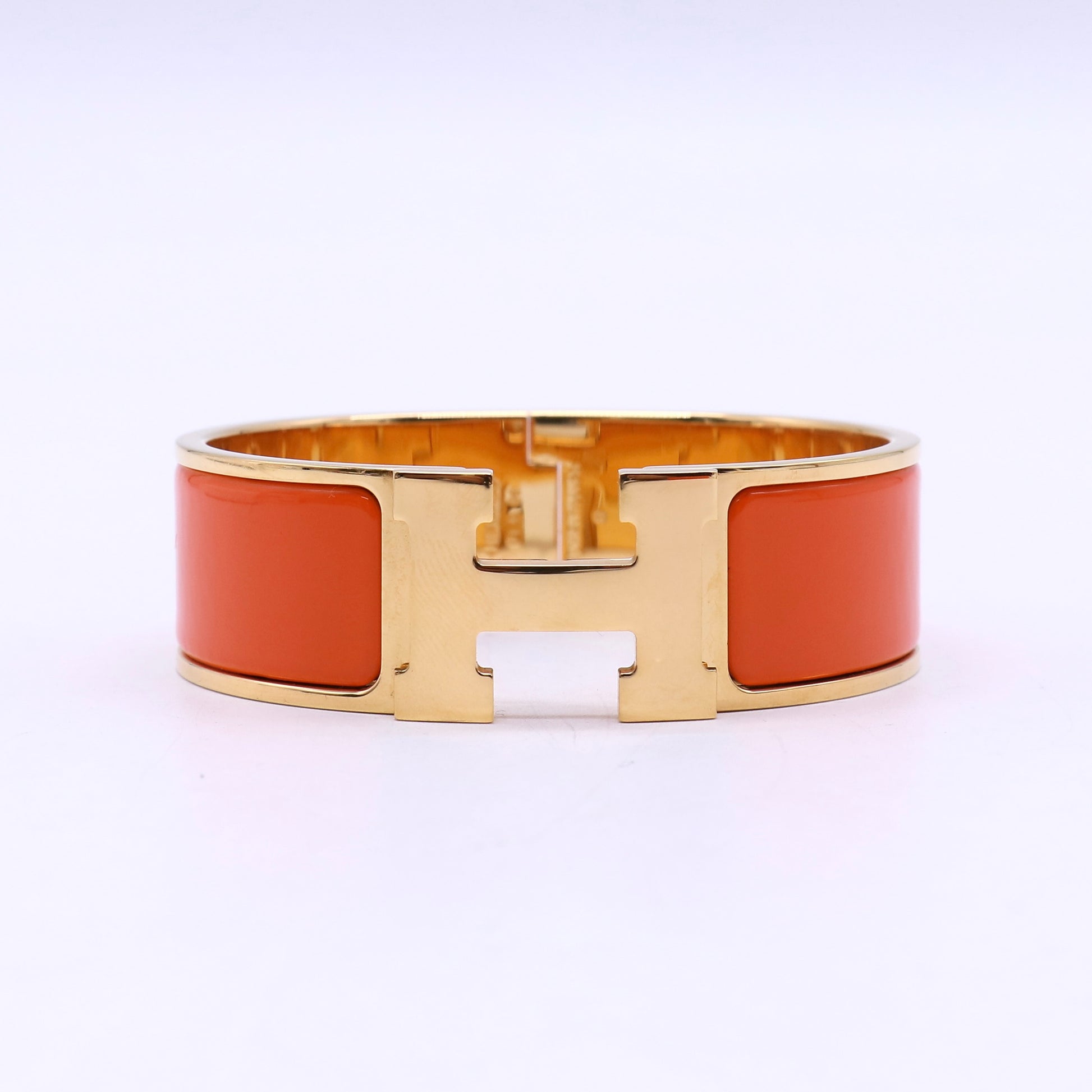 Hermes Enamel Clic Clac H Bangle Bracelet twins W20790
