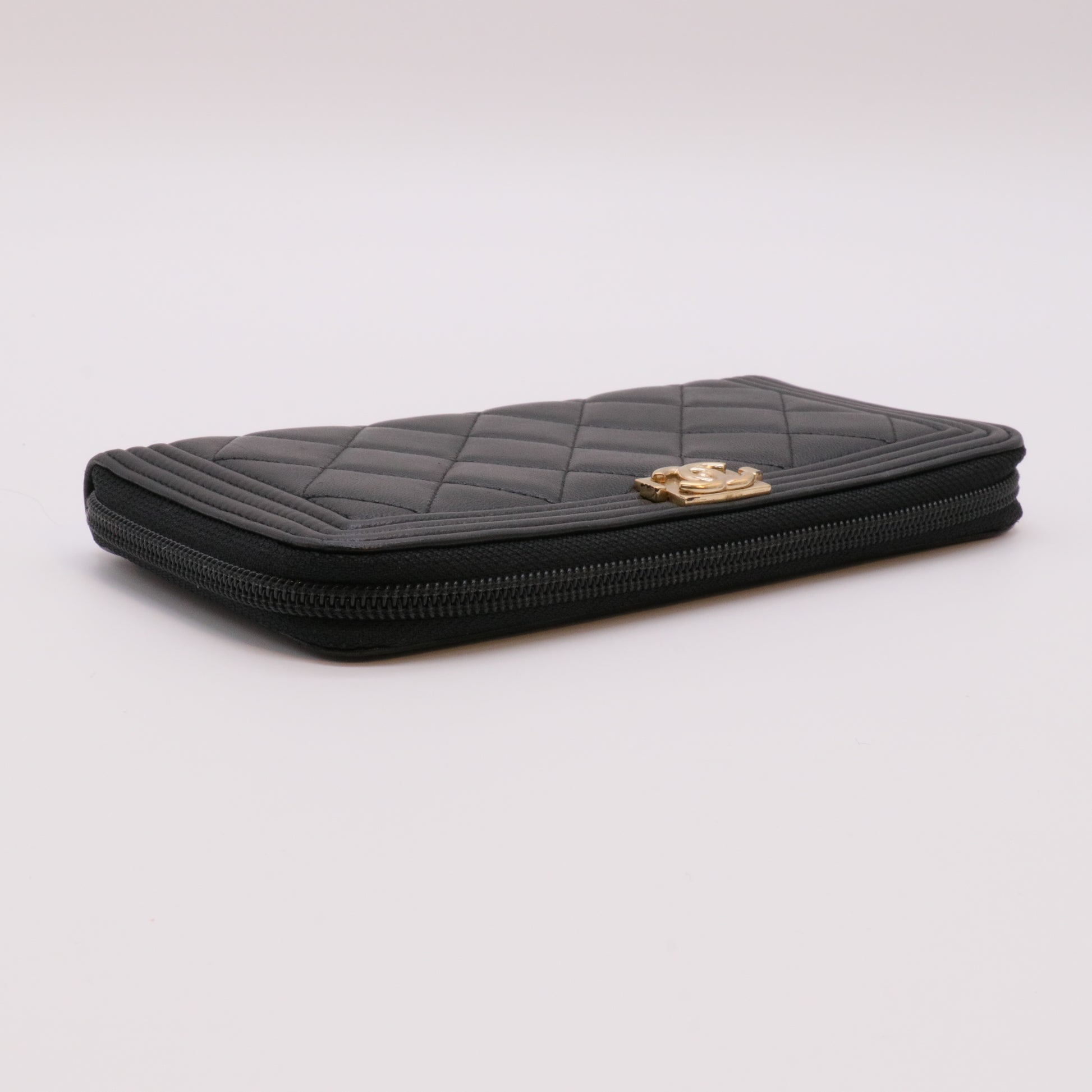 Boy Yen Wallet Quilted Lambskin twins
