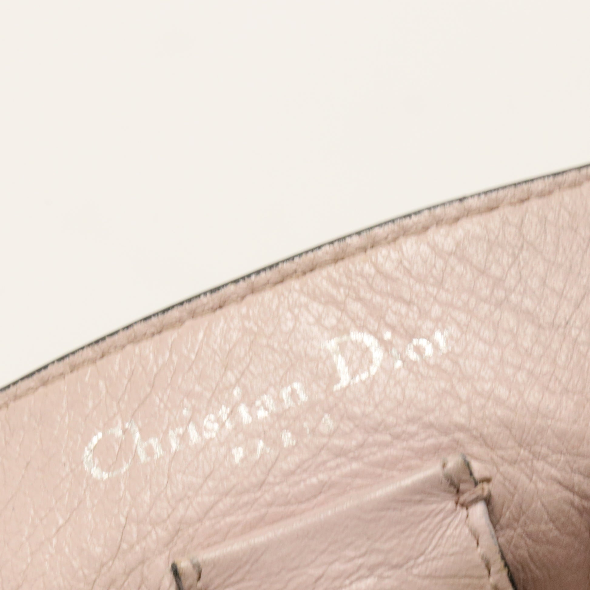 Black Leather Diorissimo Shopper Tote