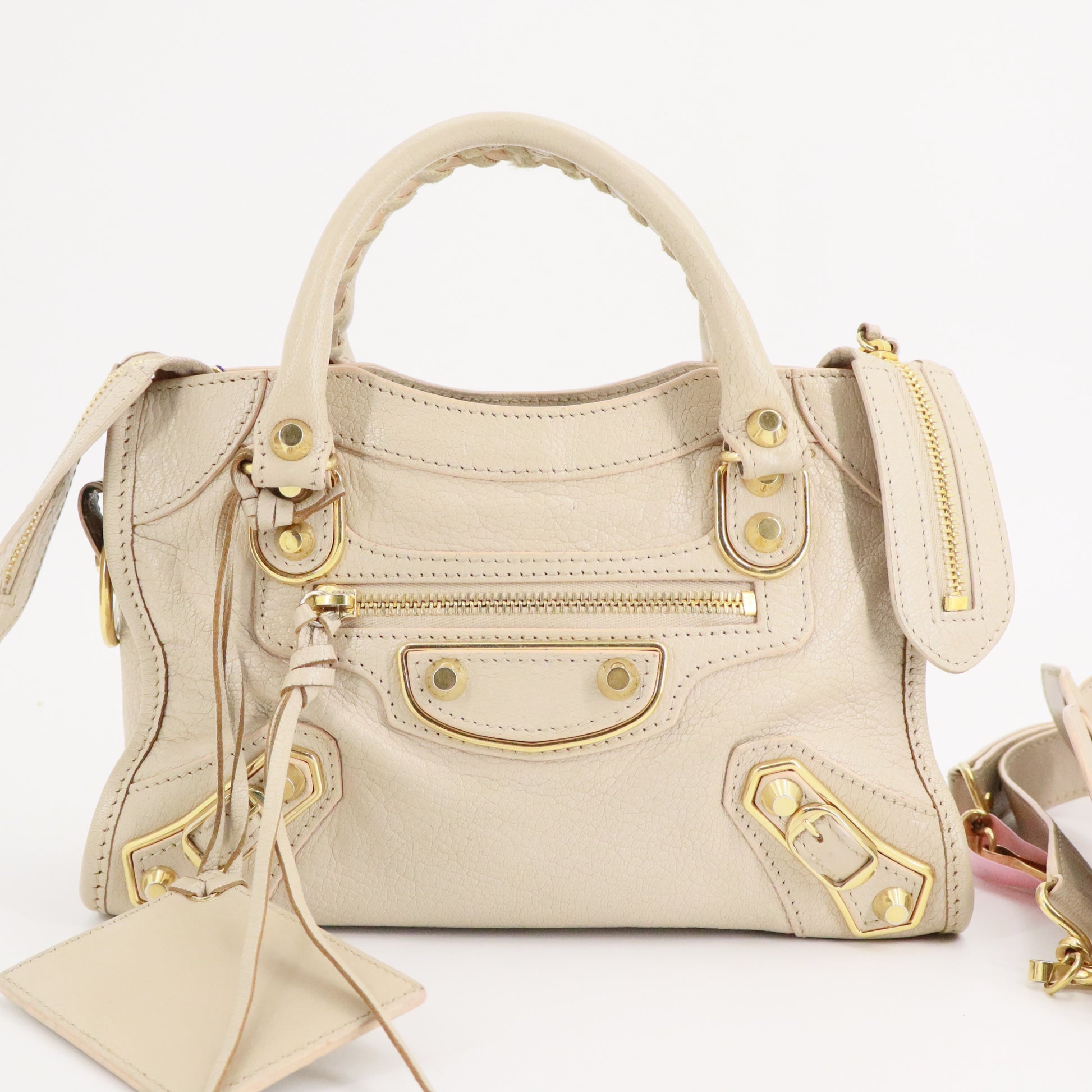Metallic Edge Hardware Mini City Bag twins