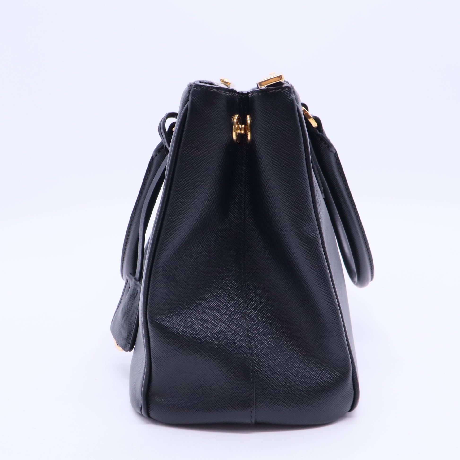 Black Galleria Saffiano Leather Large