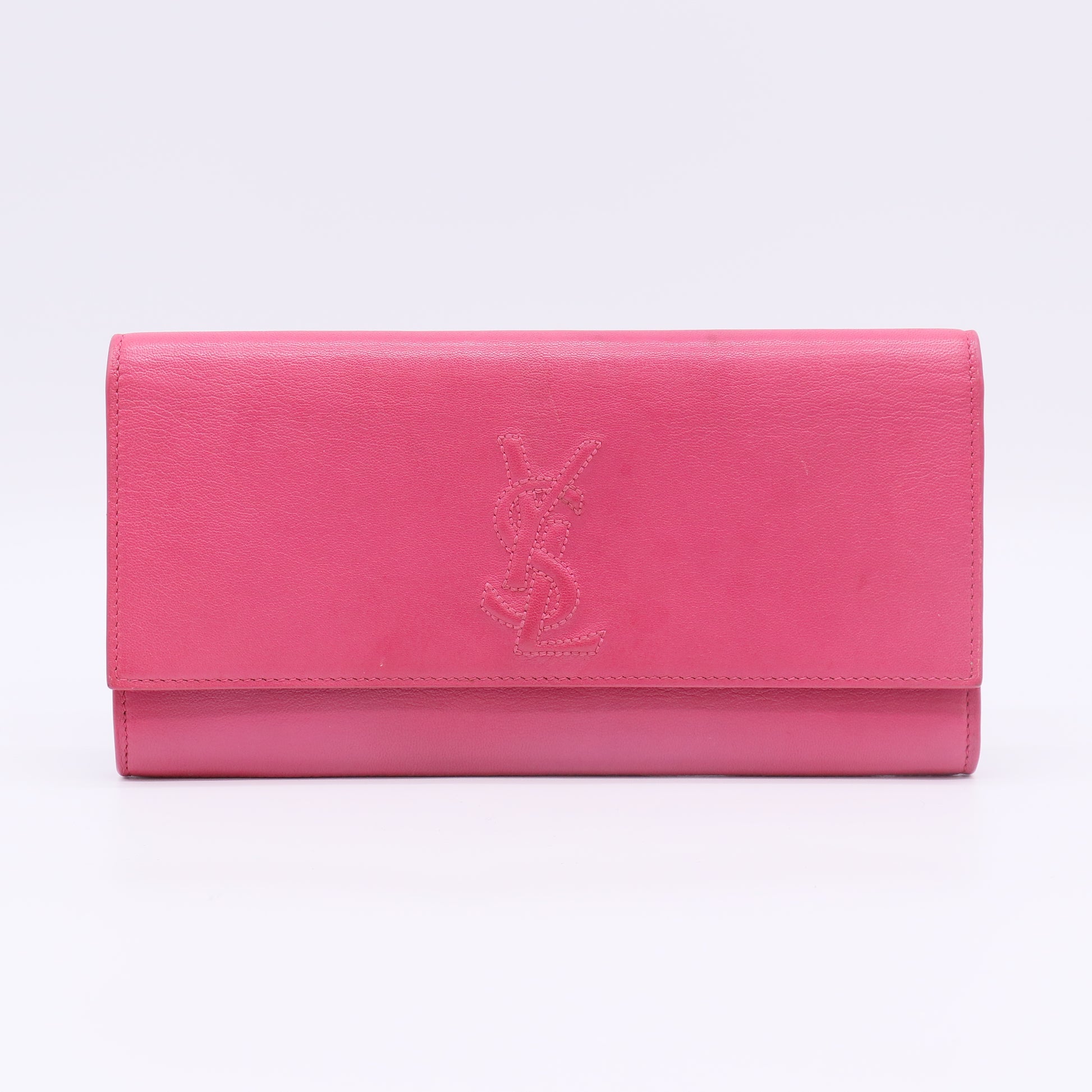 Pink Leather Belle du Jour Clutch Bag W22480