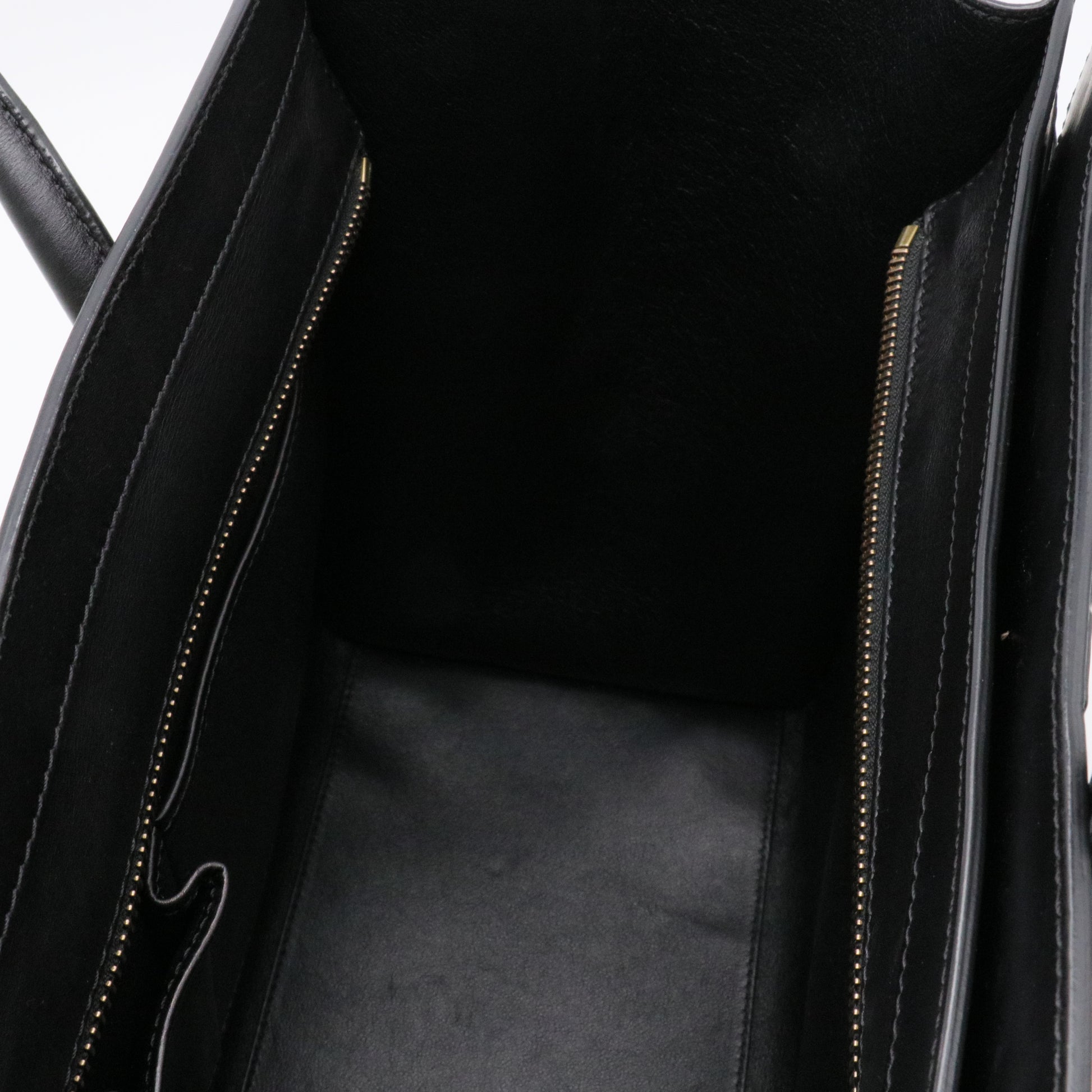 Bicolor Luggage Bag Leather Mini twins