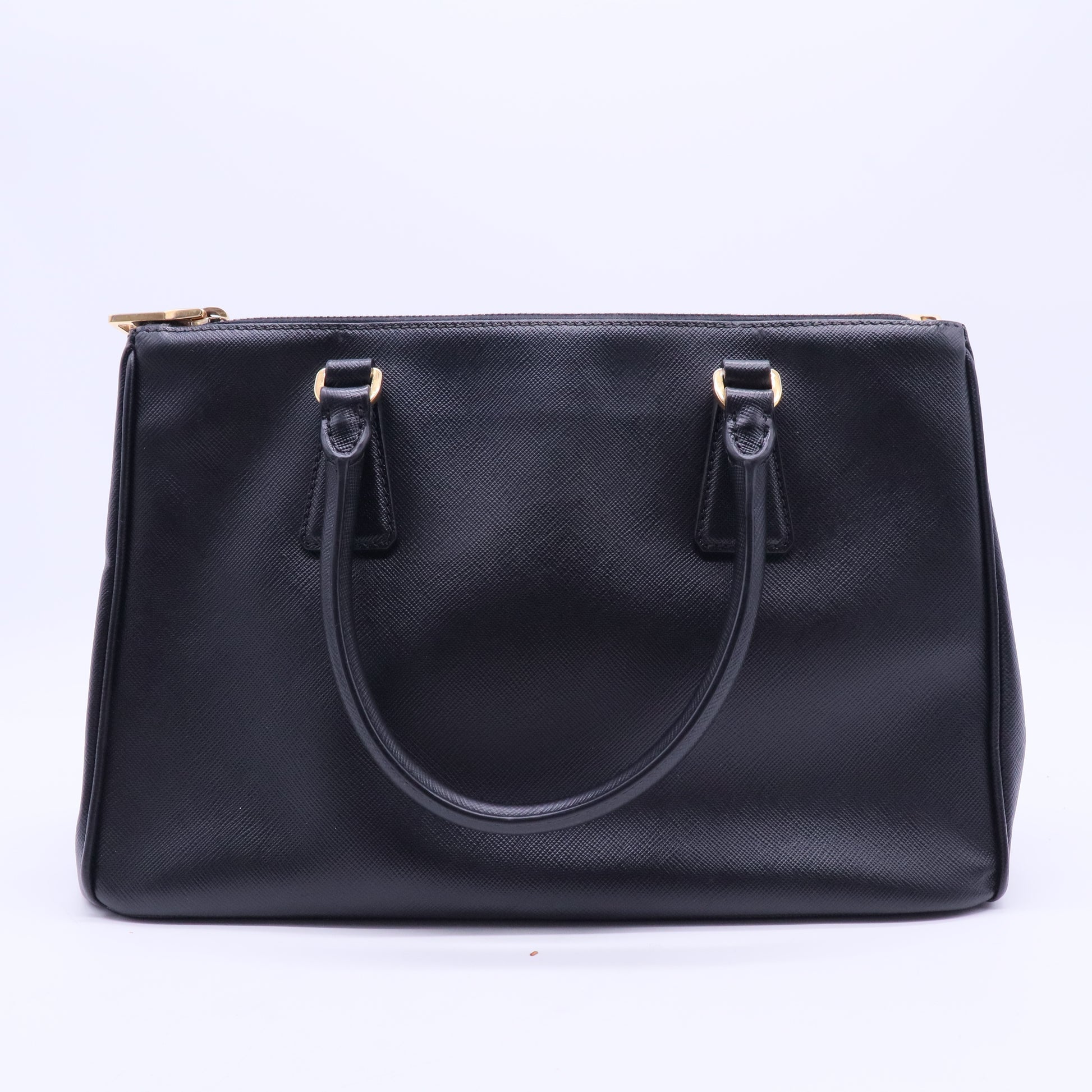 Black Galleria Saffiano Leather Large