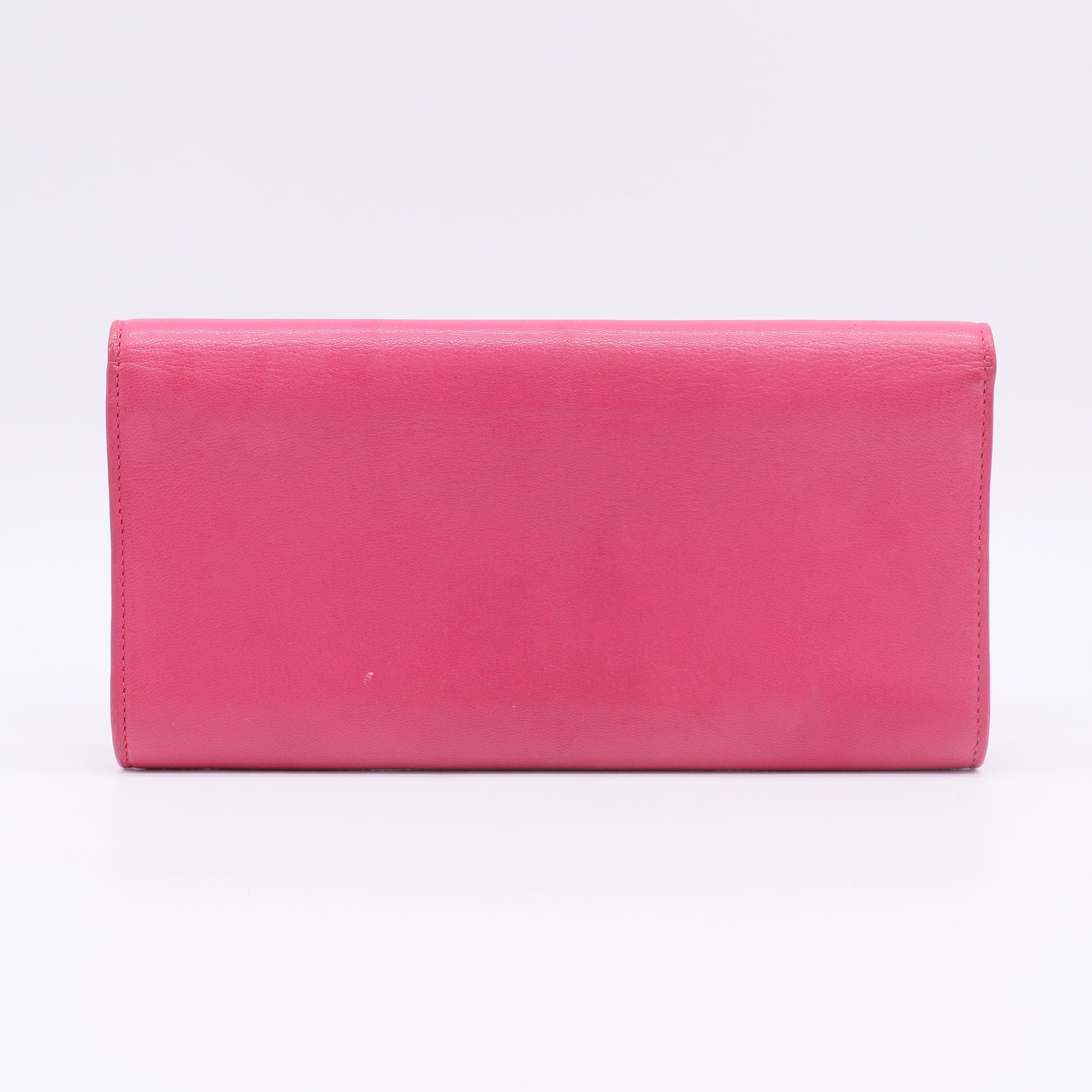 Pink Leather Belle du Jour Clutch Bag W22480