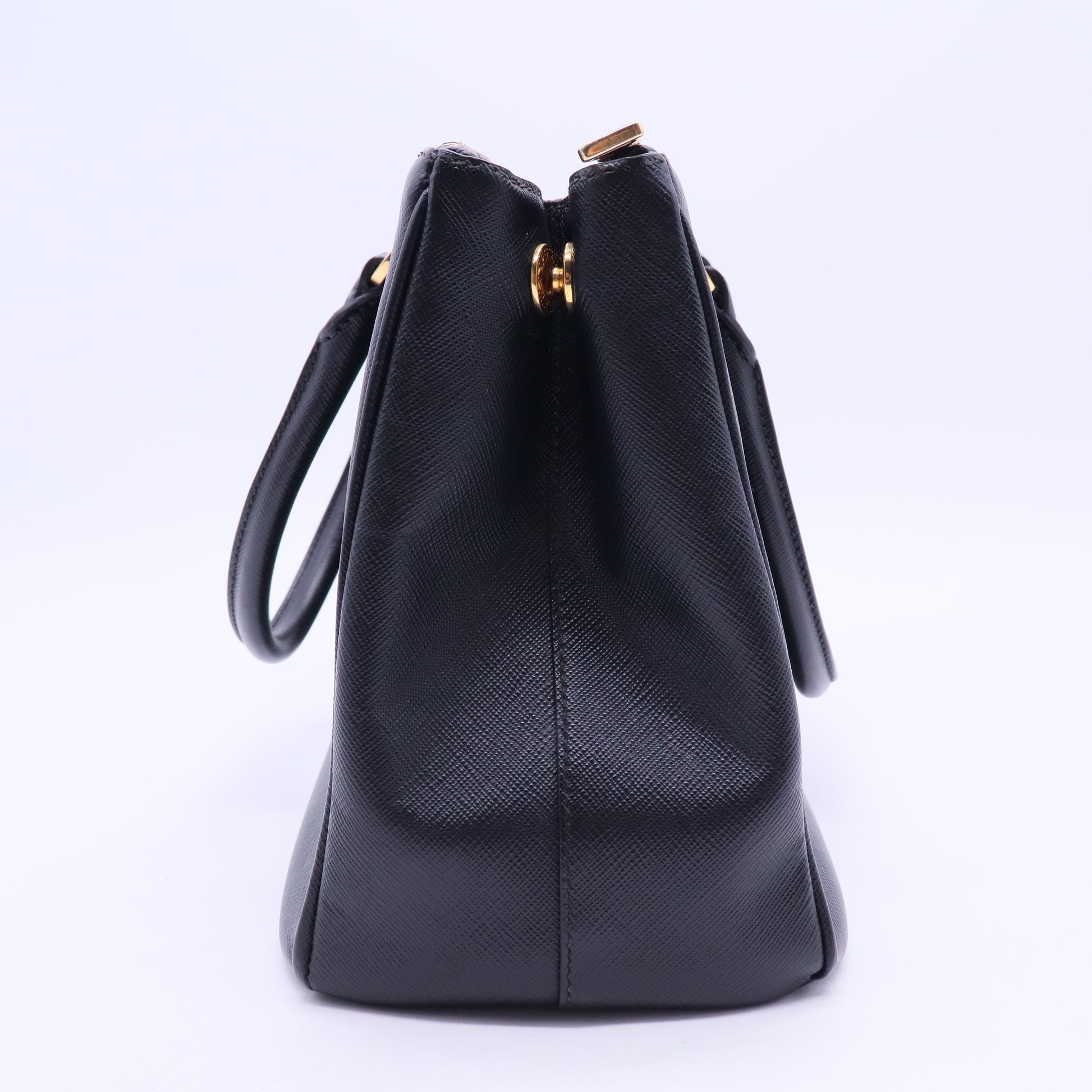 Black Galleria Saffiano Leather Large