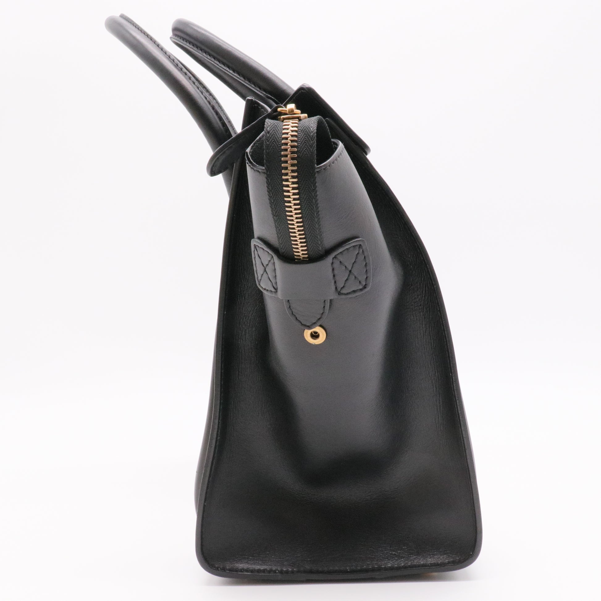 Bicolor Luggage Bag Leather Mini twins