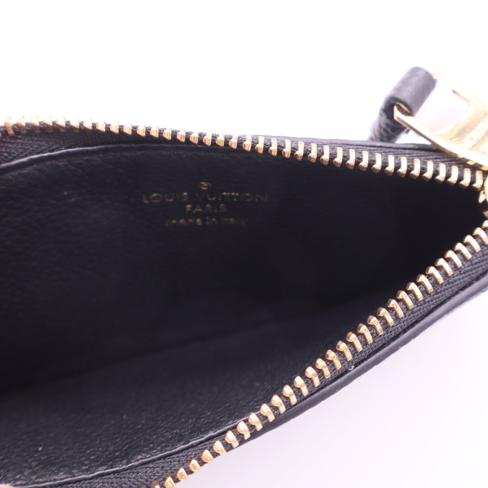 Zipped Card Holder NM Monogram Empreinte Leather Twins