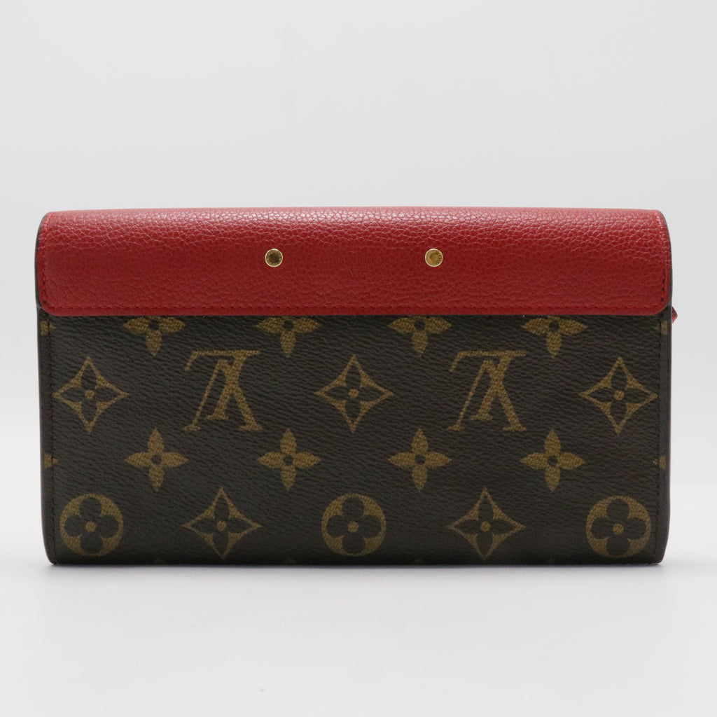 Pallas Wallet Monogram Canvas and Calf Leather