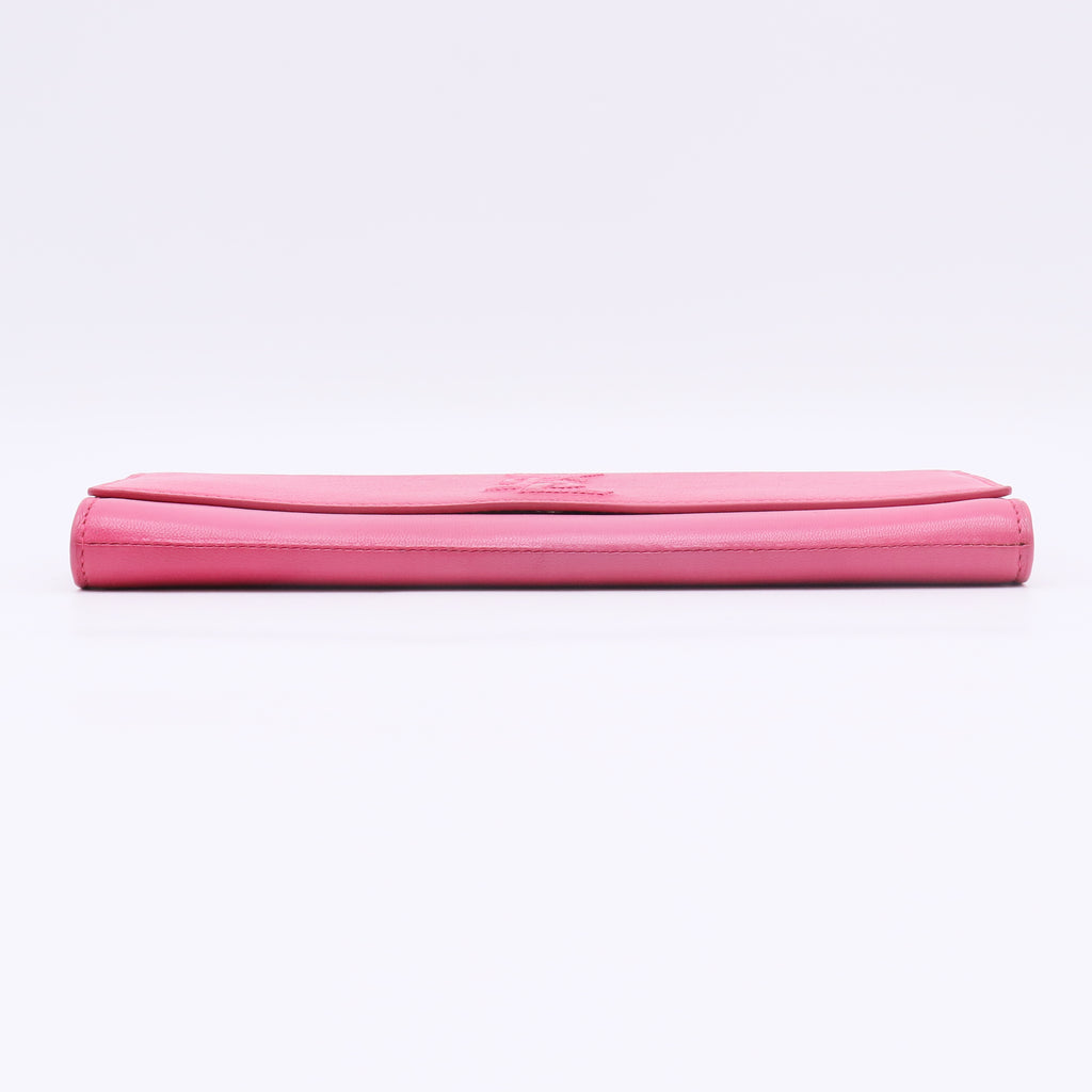Pink Leather Belle du Jour Clutch Bag W22480