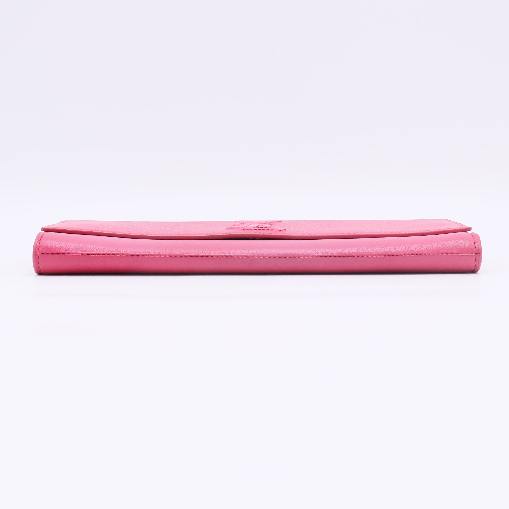 Pink Leather Belle du Jour Clutch Bag W22480