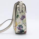 Nice Shoulder Bag Floral Printed Leather Small