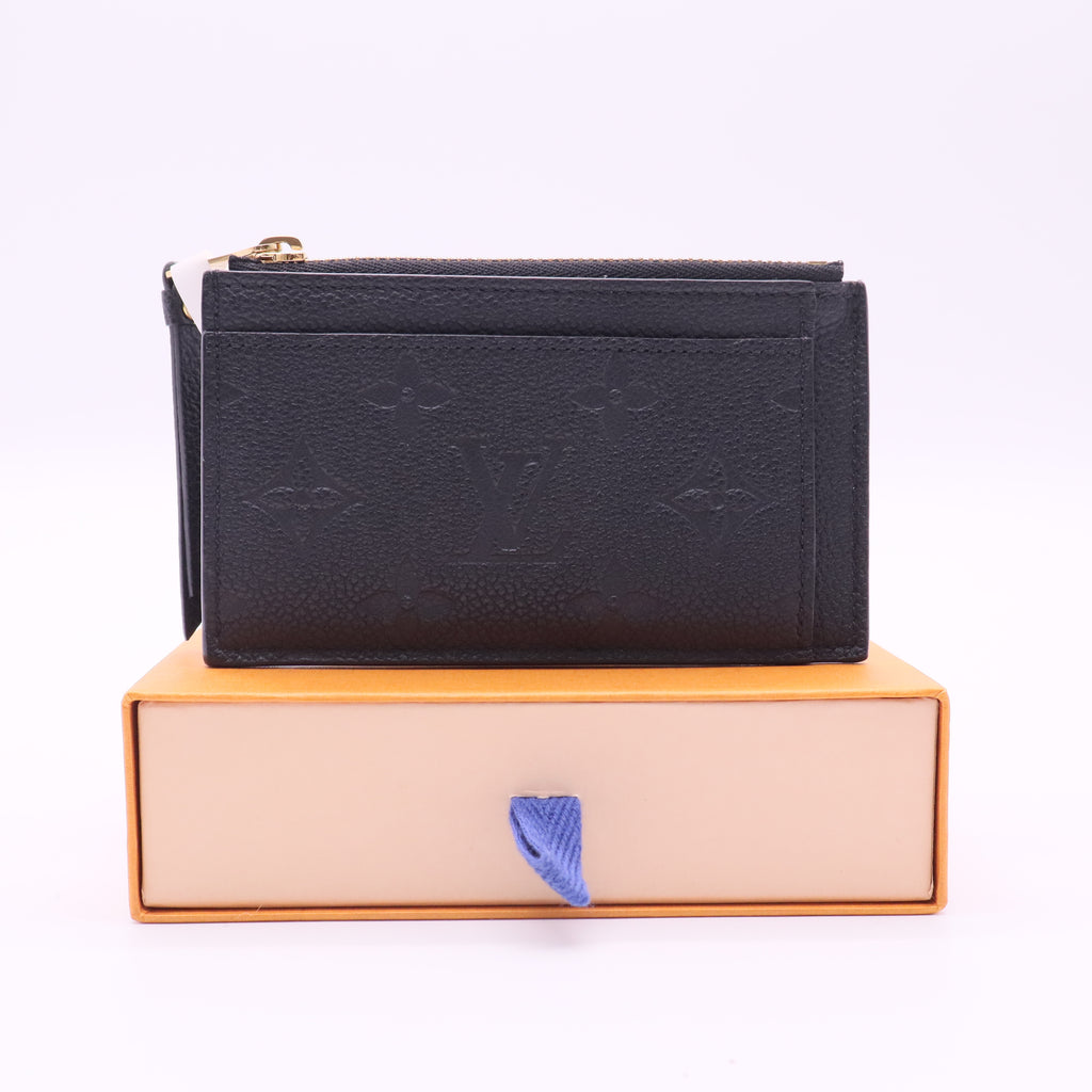 Zipped Card Holder NM Monogram Empreinte Leather Twins