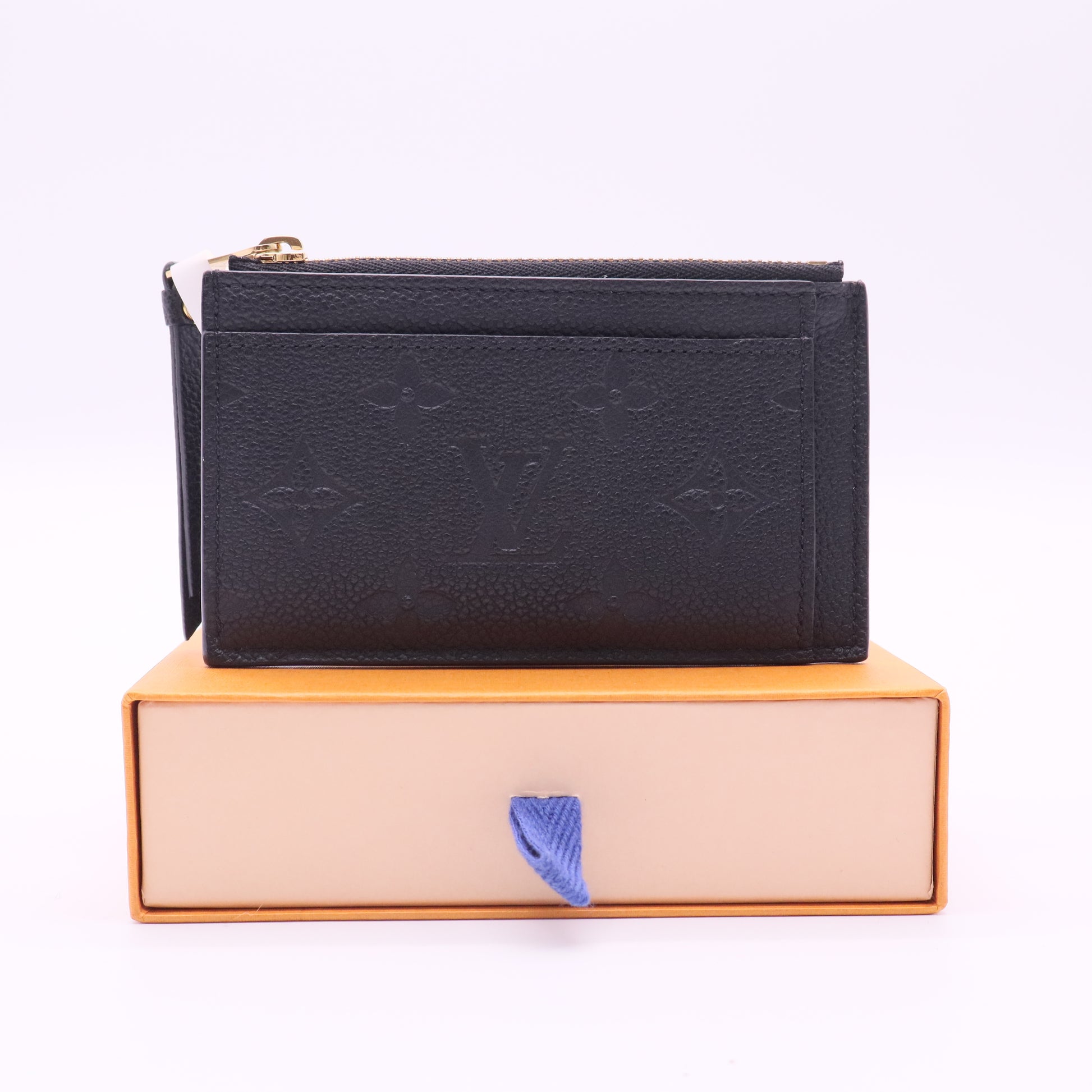 Zipped Card Holder NM Monogram Empreinte Leather Twins