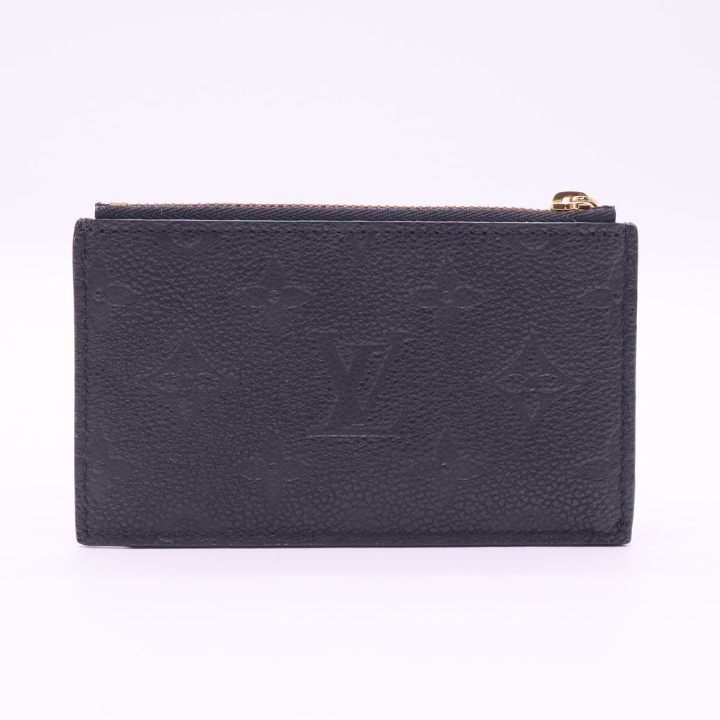 Zipped Card Holder NM Monogram Empreinte Leather Twins