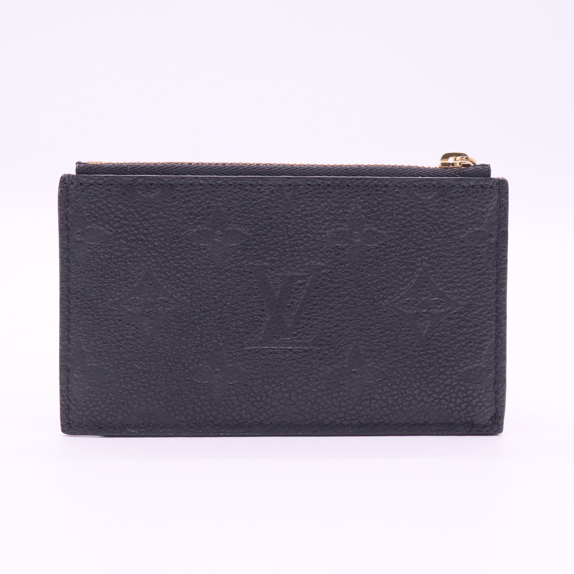 Zipped Card Holder NM Monogram Empreinte Leather Twins